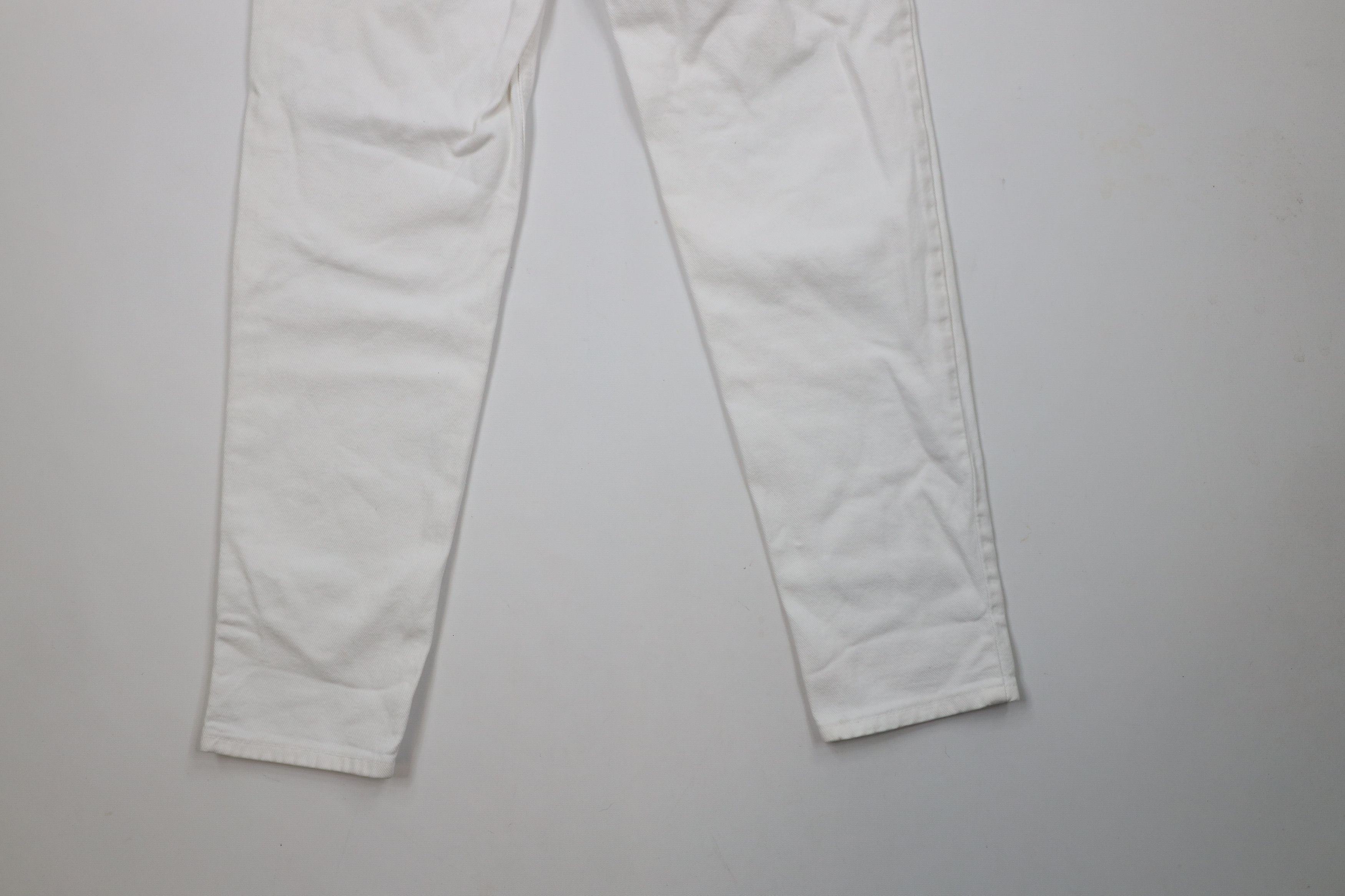 Levi's × Vintage Vintage 90s Levis 550 Fit Tapered Leg Denim Jeans White USA Size 28" / US 6 / IT 42 - 13 Thumbnail