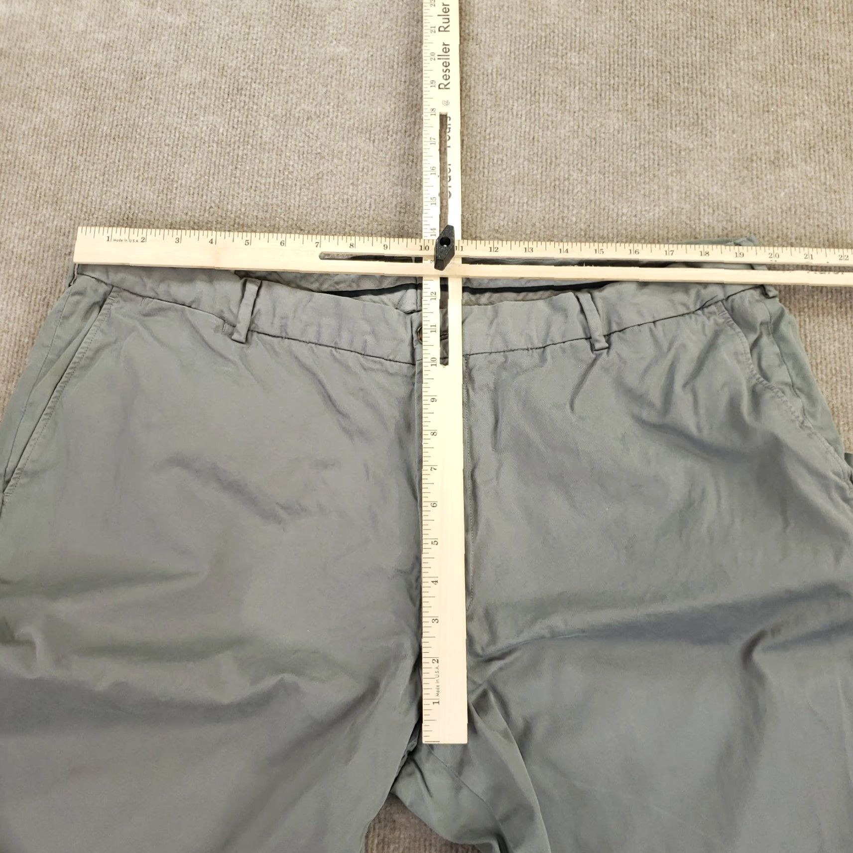 J Brand Oobe Brand Chino Mens Extra Large XL Gray Straight Leg Flat Front Pants Size US 40 / EU 56 - 4 Thumbnail