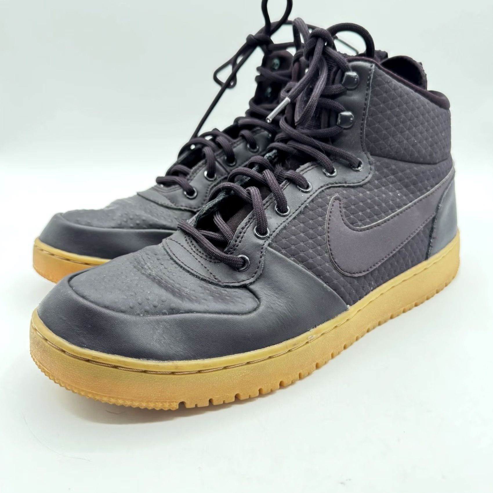 Nike Nike Ebernon Sneaker Mens 11 Mid Winter Purple Lace Up MD Top Athletic Shoes Size US 11 / EU 44 - 2 Thumbnail
