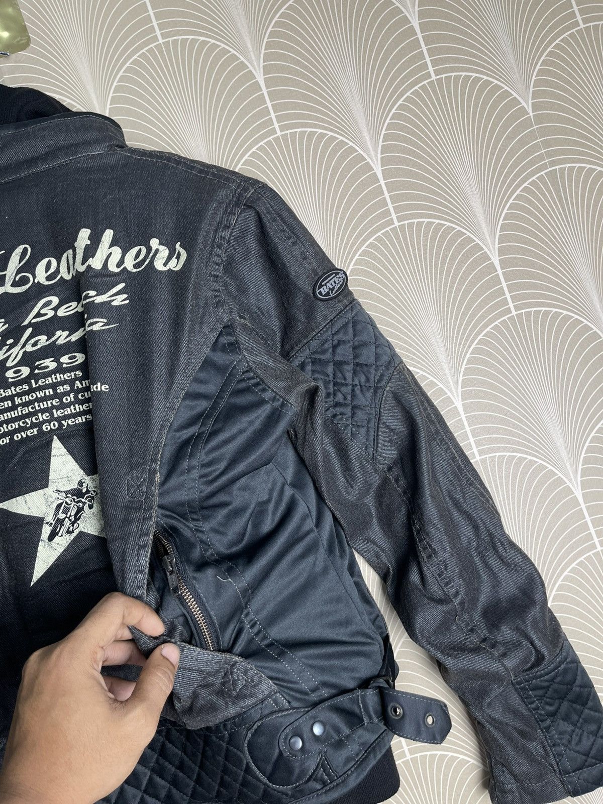 Bates Hats × Vanson Leathers VINTAGE BATES LEATHERS BIKER JACKET DOUBLE LAYER Size US M / EU 48-50 / 2 - 19 Thumbnail