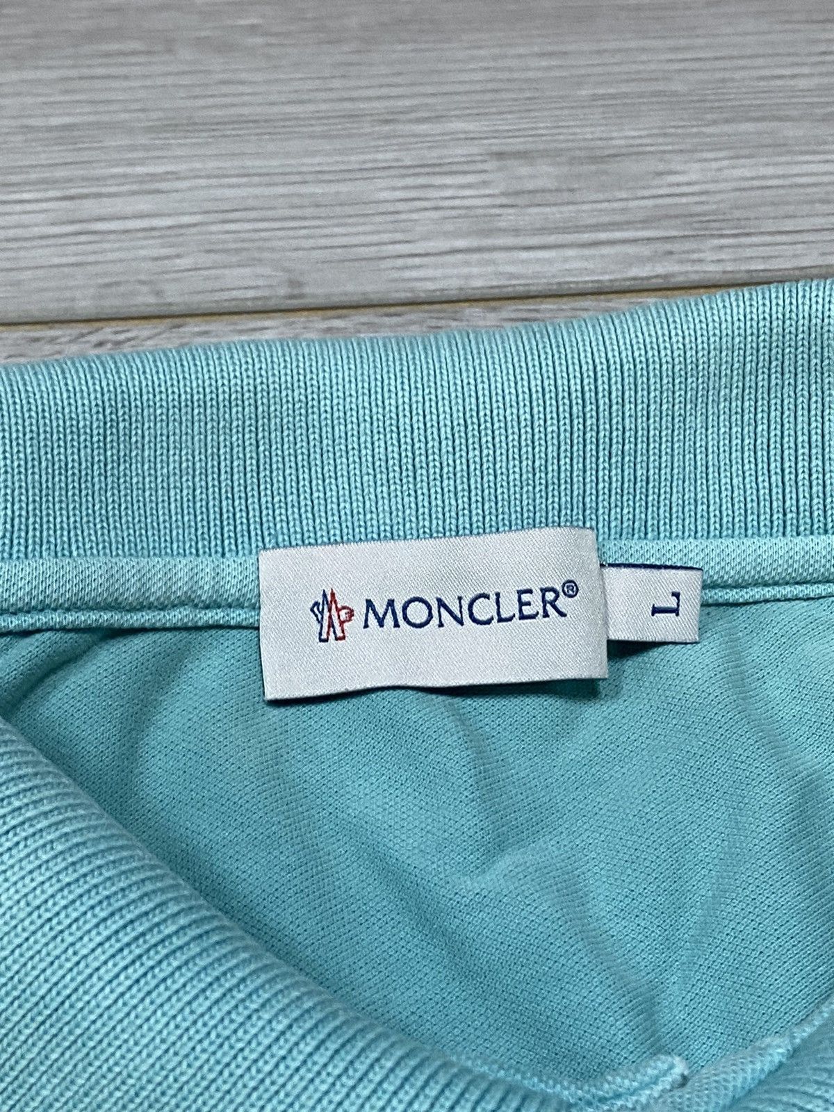 Moncler Moncler vintage France 🇫🇷 painted big logo polo Manica Corta Size US L / EU 52-54 / 3 - 4 Thumbnail