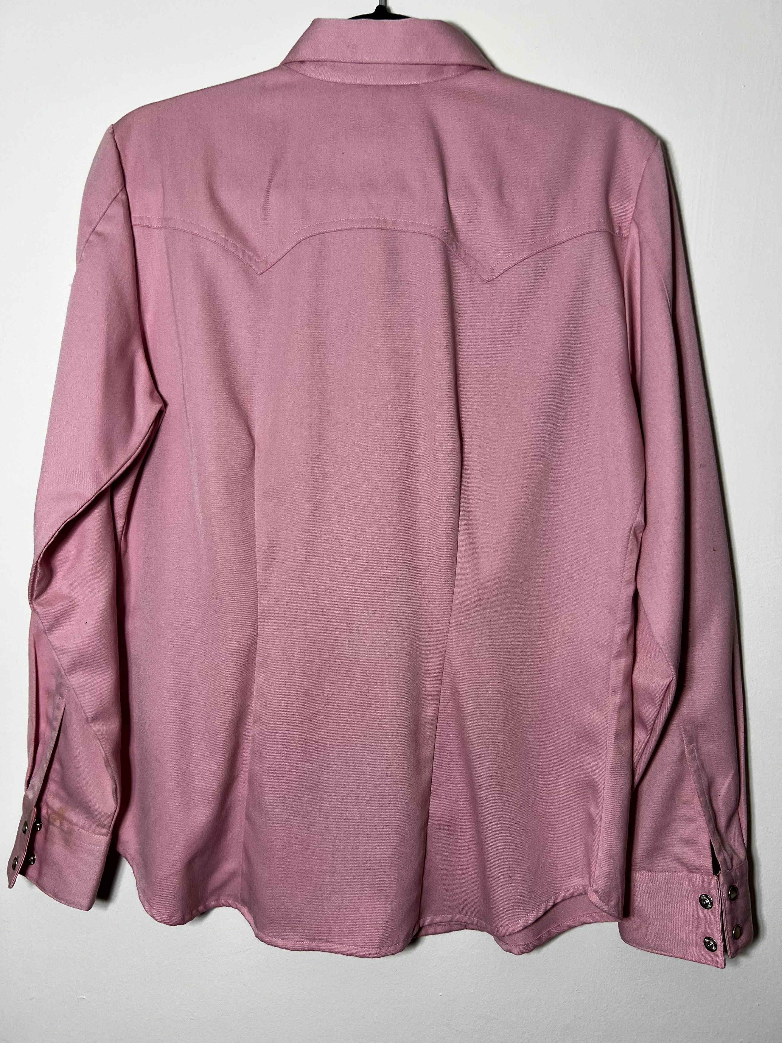 Other × Vintage Vintage 1990's Roughrider by Circle T Pink Western Blouse Size S / US 4 / IT 40 - 6 Thumbnail