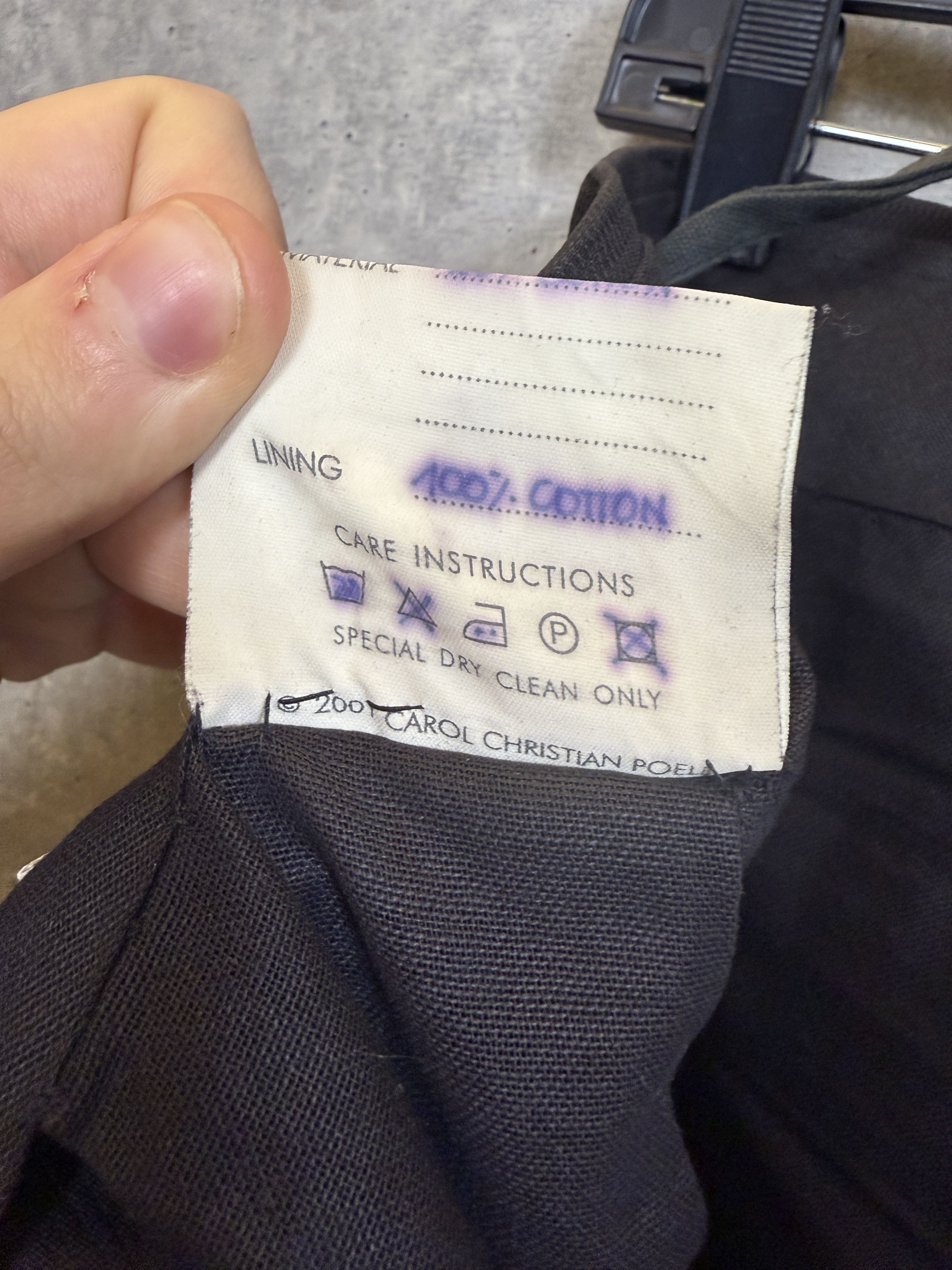 Carol Christian Poell Carol Christian Poell 2002 Sample Pants PM 1605 Size US 34 / EU 50 - 6 Thumbnail