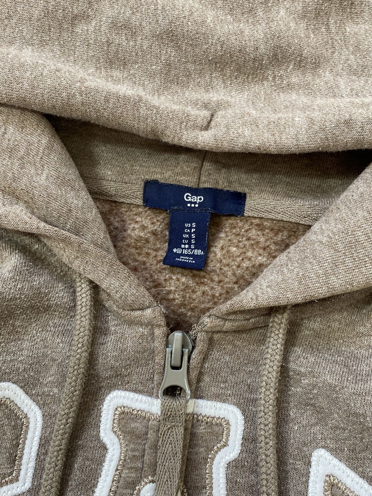 Gap BROWN ZIP HOODIE KANYE WEST STYLE Size S / US 4 / IT 40 - 2 Thumbnail