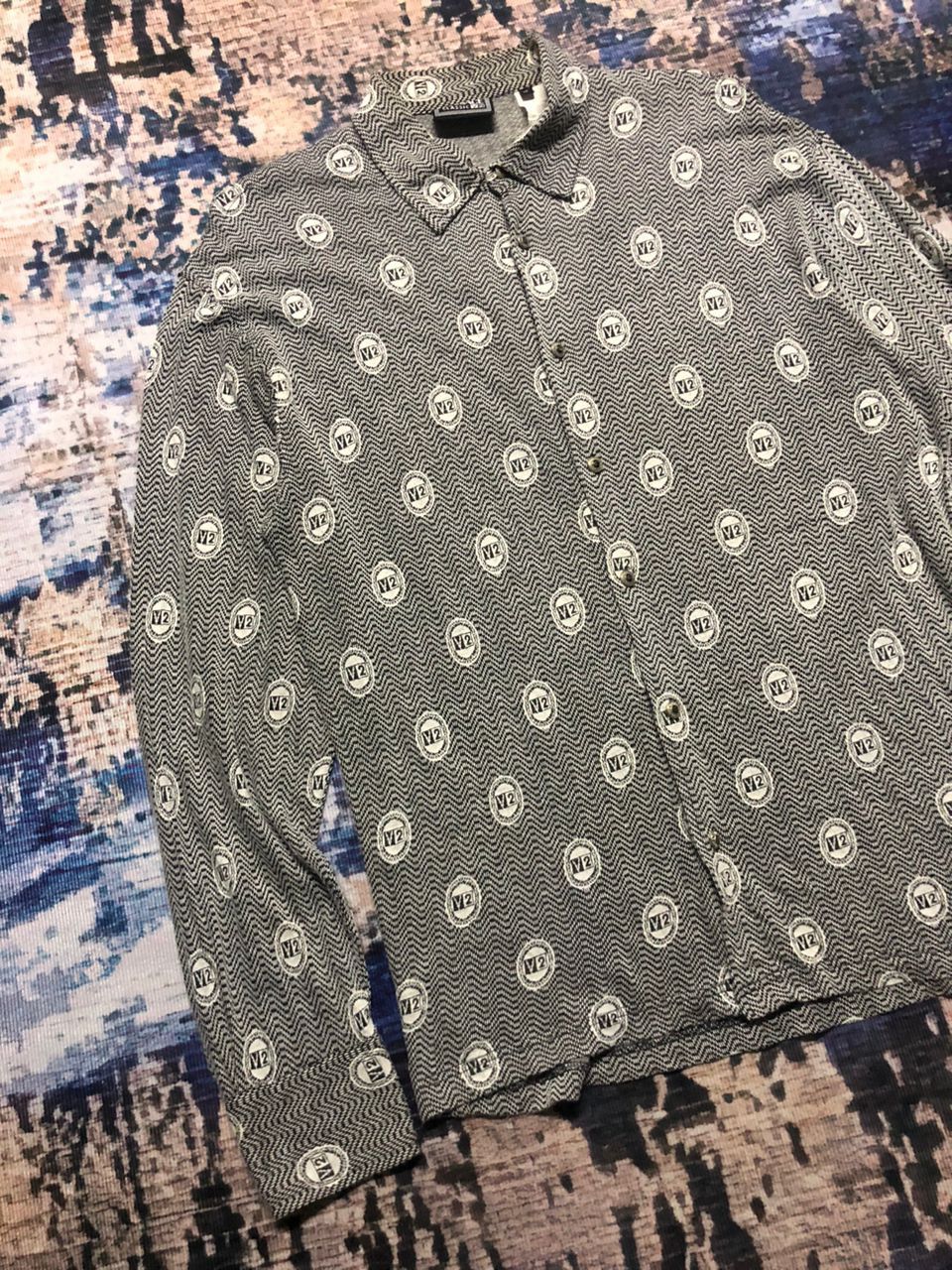 Versace Versace Classic V2 Long Sleeve Button Down Shirt Size US L / EU 52-54 / 3 - 6 Thumbnail