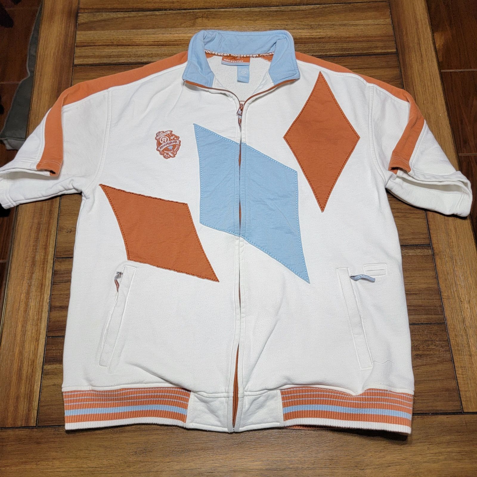 Rocawear Rocawear Full Zip Short Sleeve Unisex Jacket - Size Large Size US L / EU 52-54 / 3 - 1 Thumbnail