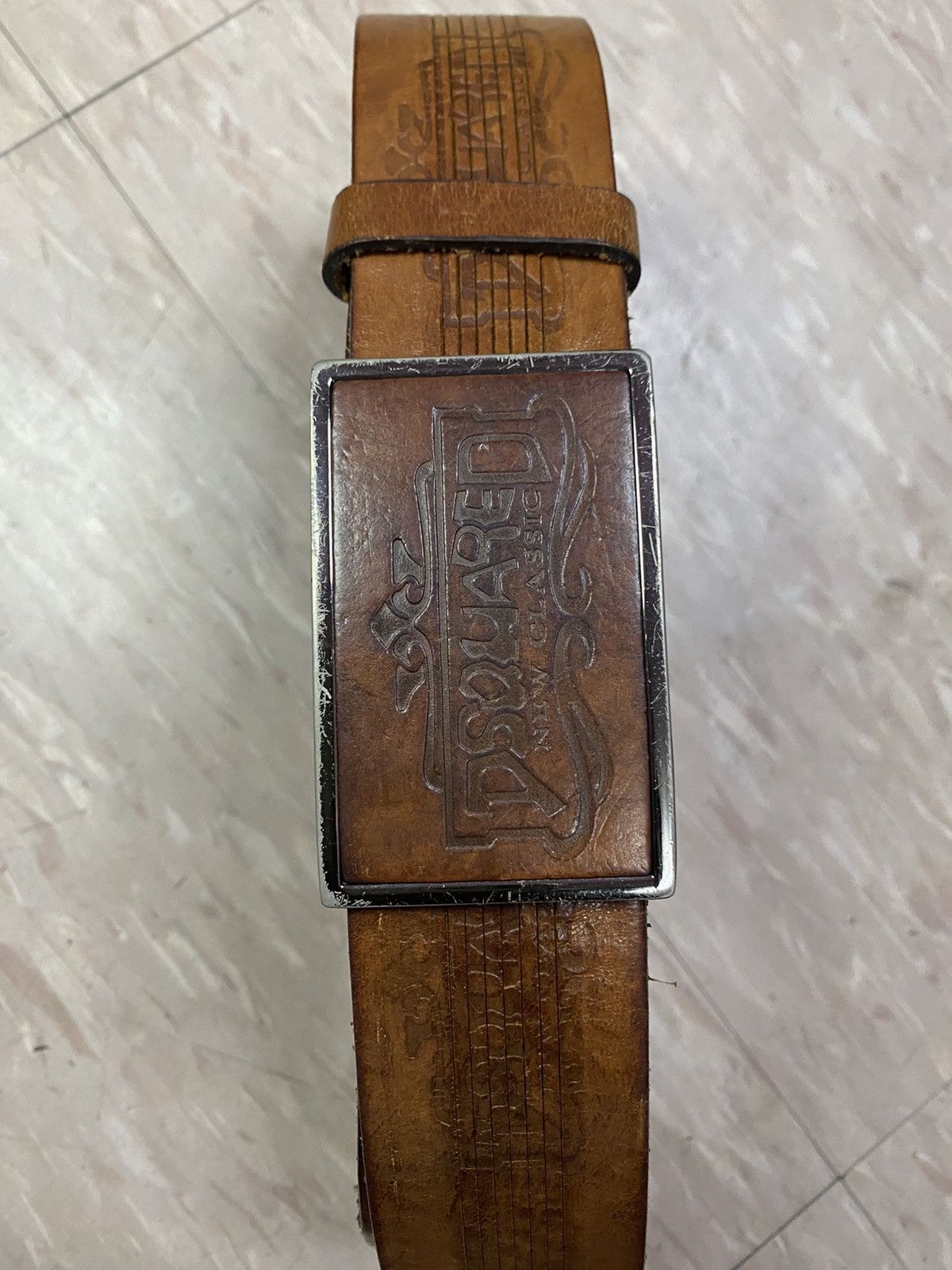 Dsquared2 × Vintage Dsquared new classic leather belt Size 34 - 11 Thumbnail