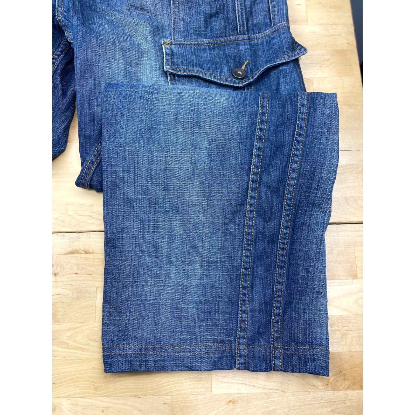 Sean John Sean John Denim Cargo Jeans Utlity 38x31 Blue Jeans Men 38 Inseam 31 Relaxed Straight Denim Blue 38 Mens Size US 38 / EU 54 - 3 Thumbnail