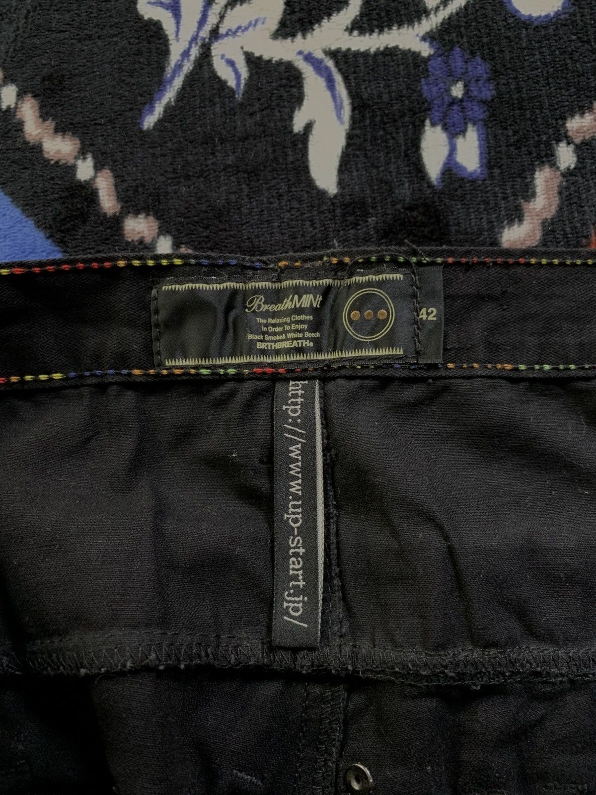 If Six Was Nine Breathmint Double Waist Pants Gothic Punk Style Size US 32 / EU 48 - 8 Thumbnail