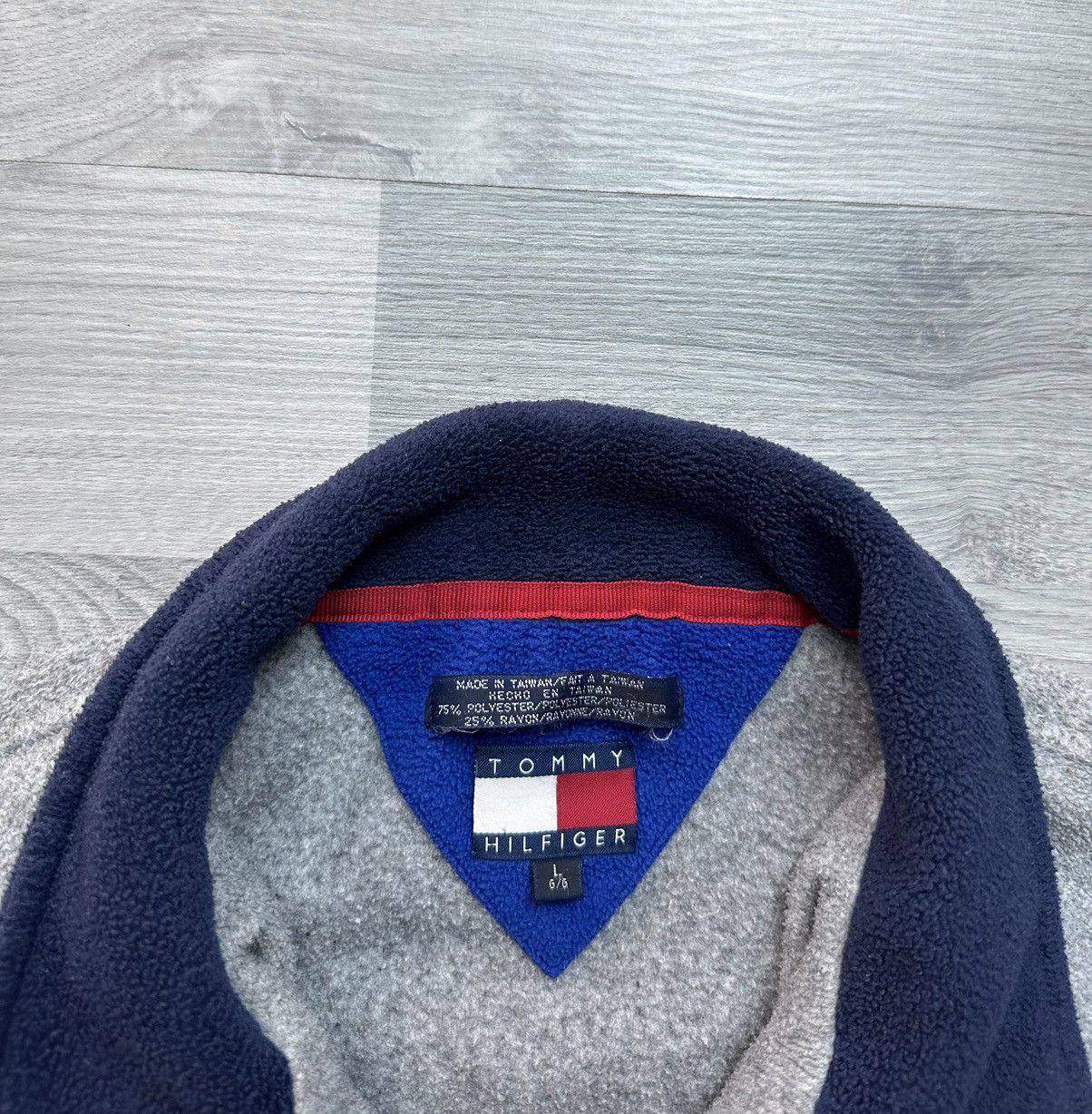 Tommy Hilfiger Vintage zip fleece jacket Sherpa Tommy Hilfiger Size US L / EU 52-54 / 3 - 5 Thumbnail