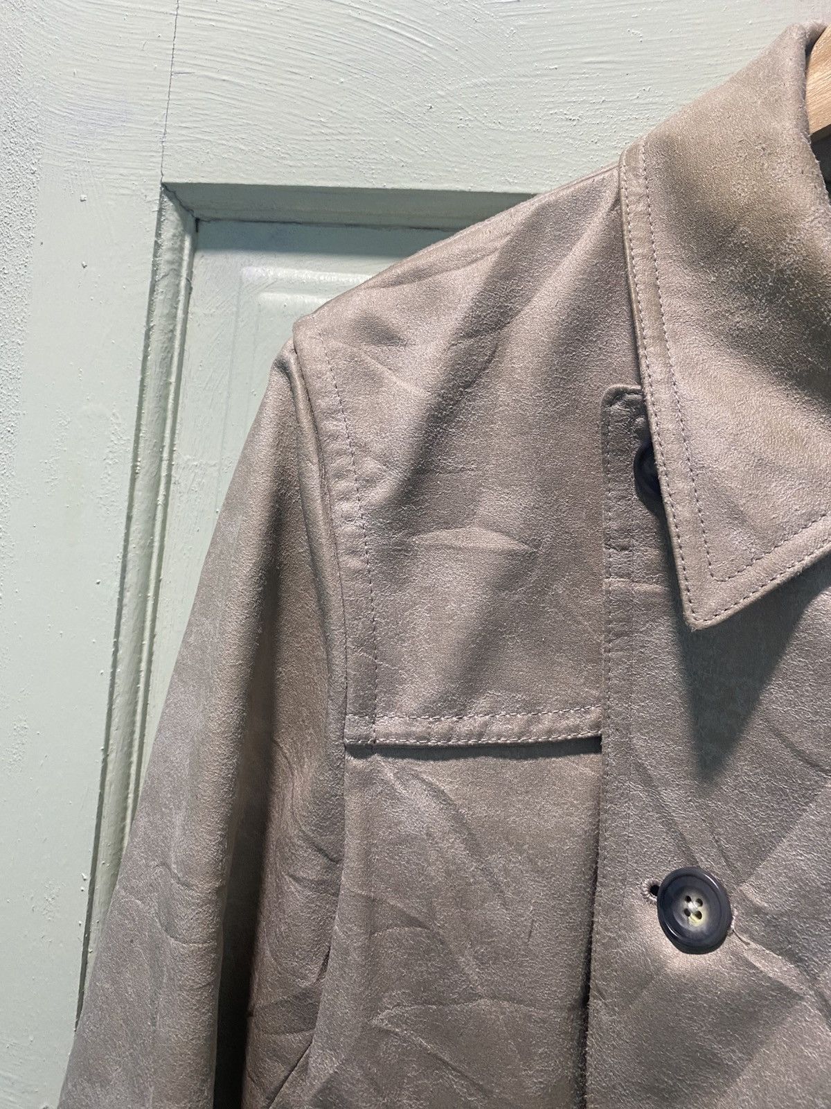 Tornado Mart Tornado Mart Suede Double Breasted Jacket Size US L / EU 52-54 / 3 - 6 Thumbnail
