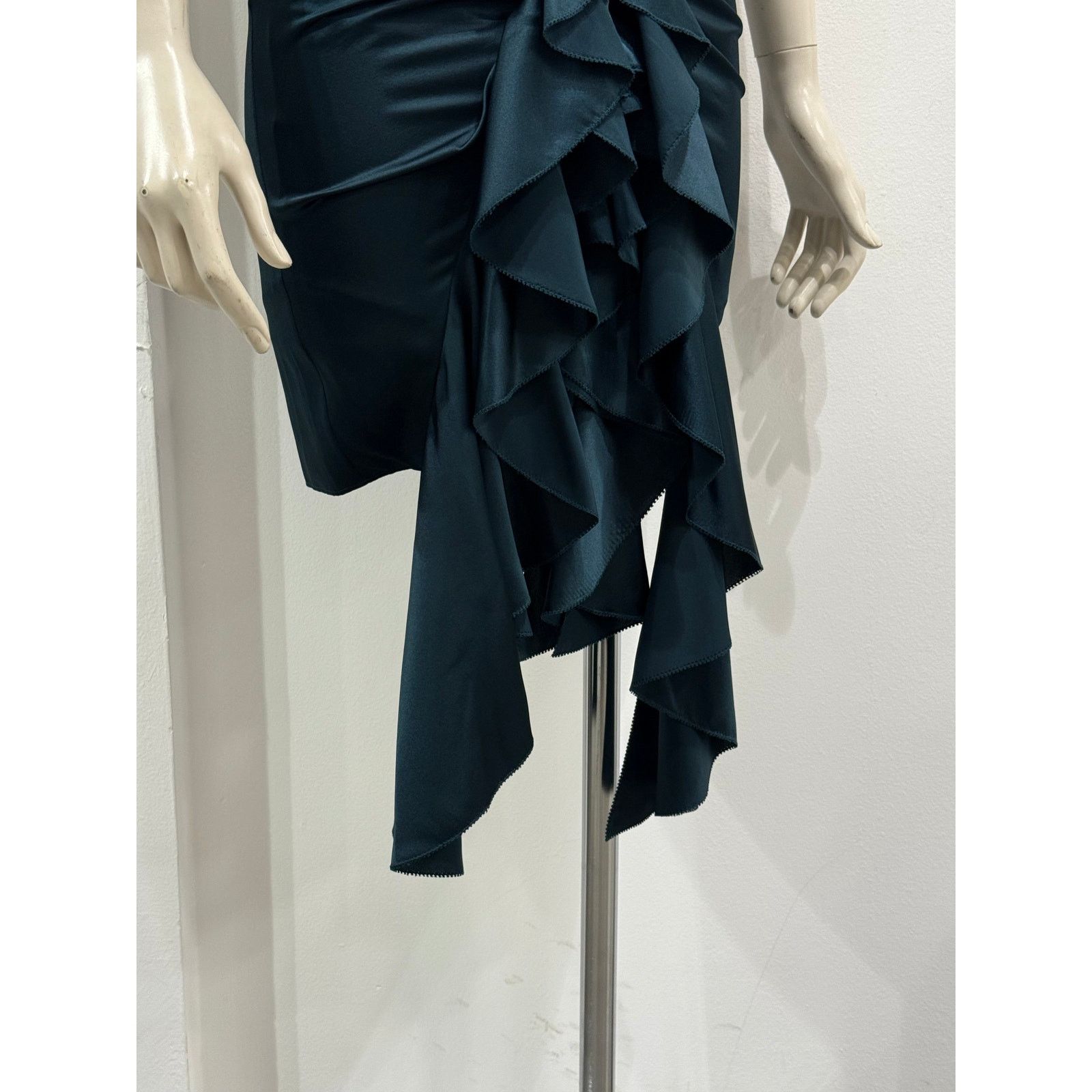 Saint Laurent Paris 2017 Saint Laurent asymmetric draped ruffle skirt Size 25" / US 0 / IT 36 - 3 Thumbnail