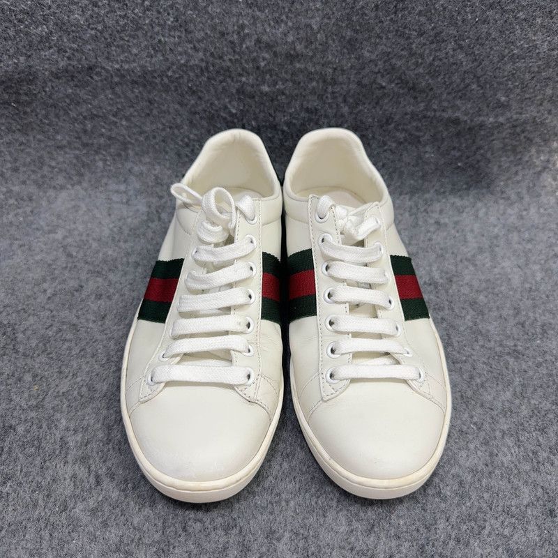 Gucci Gucci Ace Low-Top Leather Sneakers for Women -2508 Size US 5 / IT 35 - 2 Thumbnail