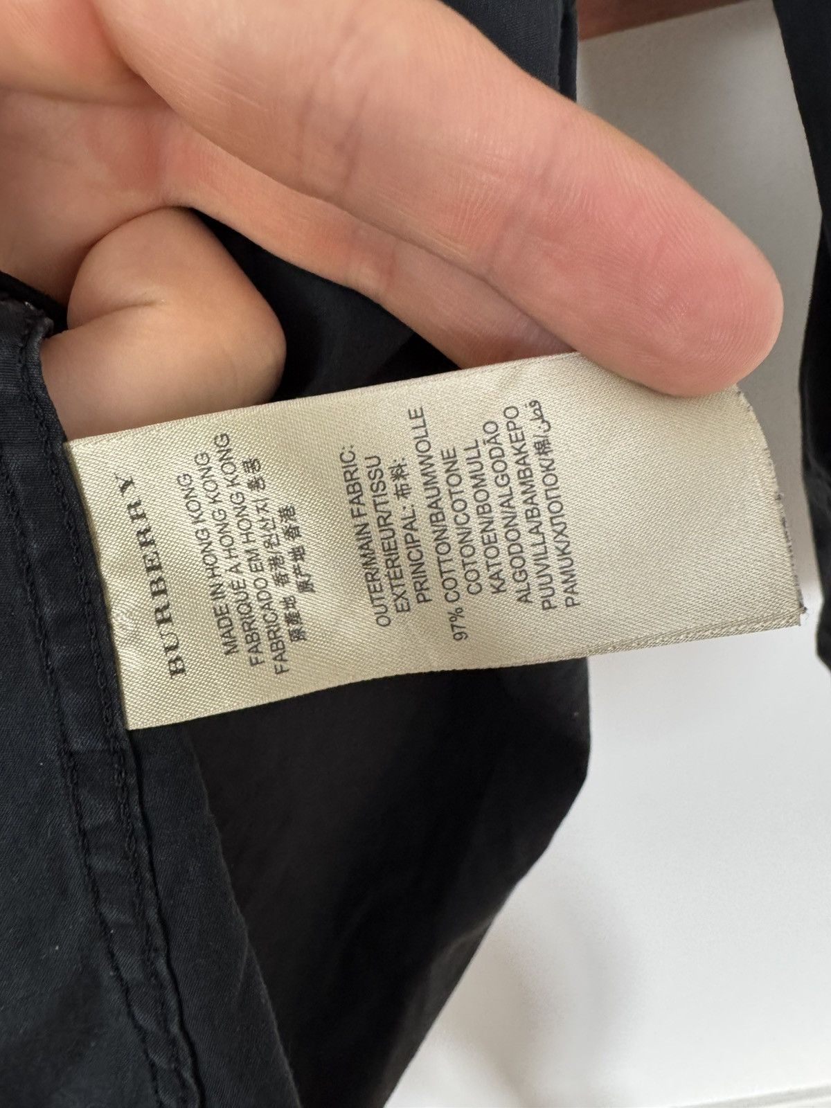 Burberry Burberry Button Up Casual Shirt Black Nova Check Rare Luxury Size US L / EU 52-54 / 3 - 7 Thumbnail