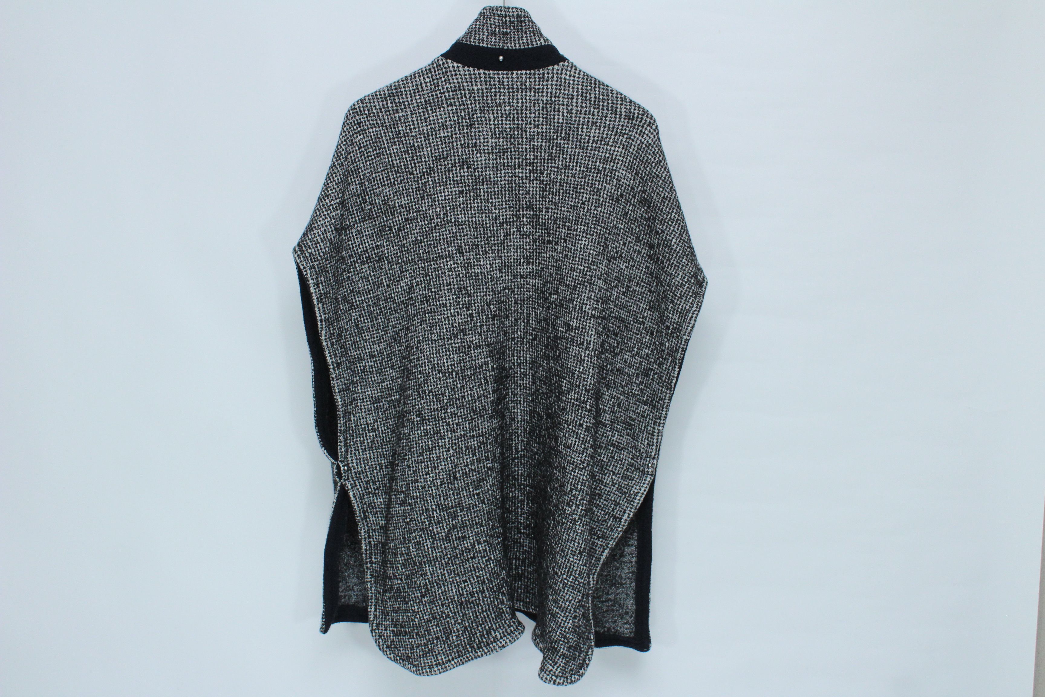 Vintage Roseanna Paris Oversized Melange Wool Knit Poncho Coat Size S / US 4 / IT 40 - 3 Thumbnail