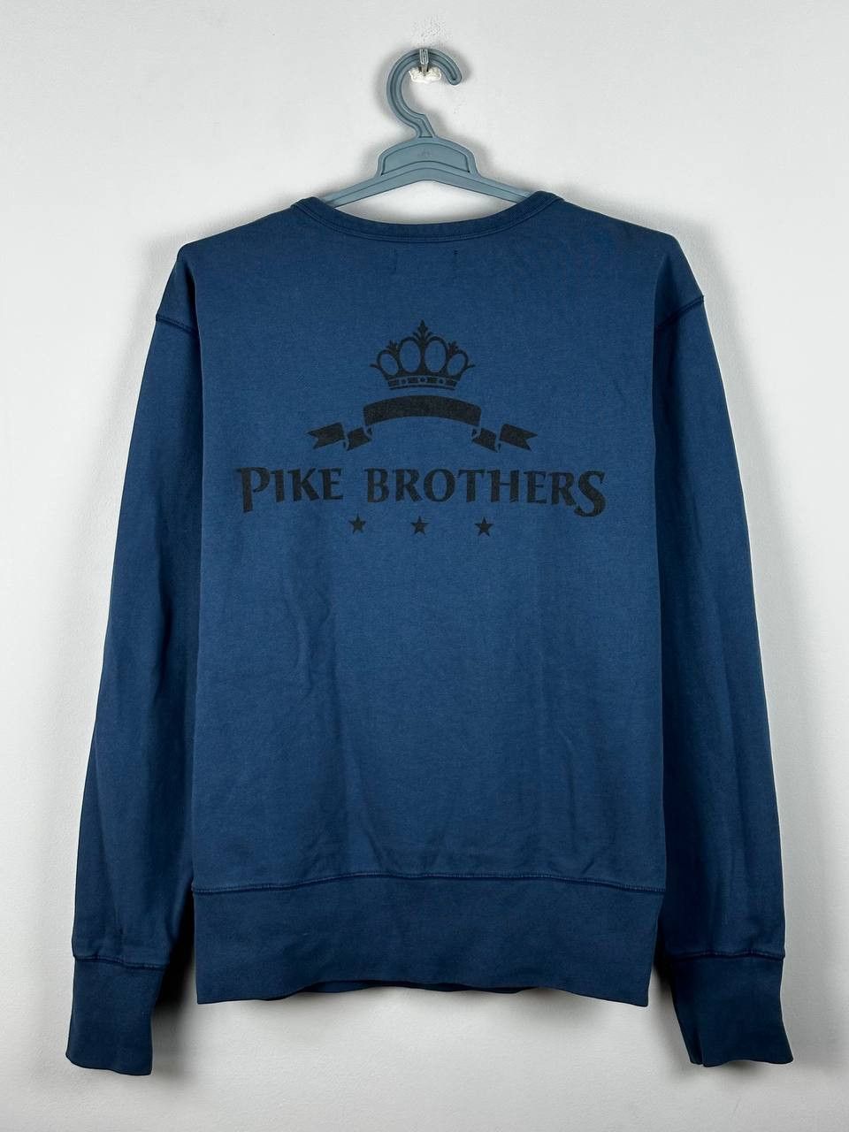 Pike Brothers Pike Brothers Loop Blue Luxury Sweatshirt Made In Portugal Size US XL / EU 56 / 4 - 1 Thumbnail