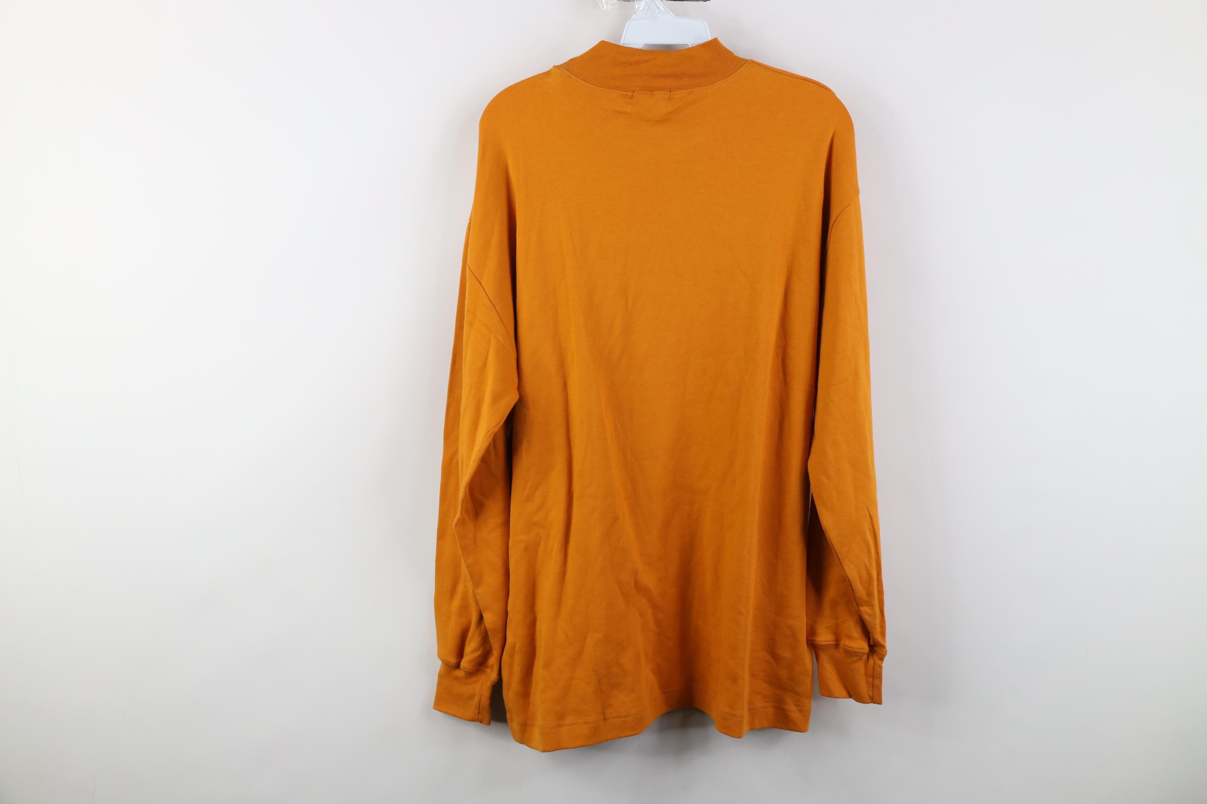 Calvin Klein Deadstock Vintage 90s Calvin Klein Mock Neck T-Shirt Size US M / EU 48-50 / 2 - 12 Thumbnail