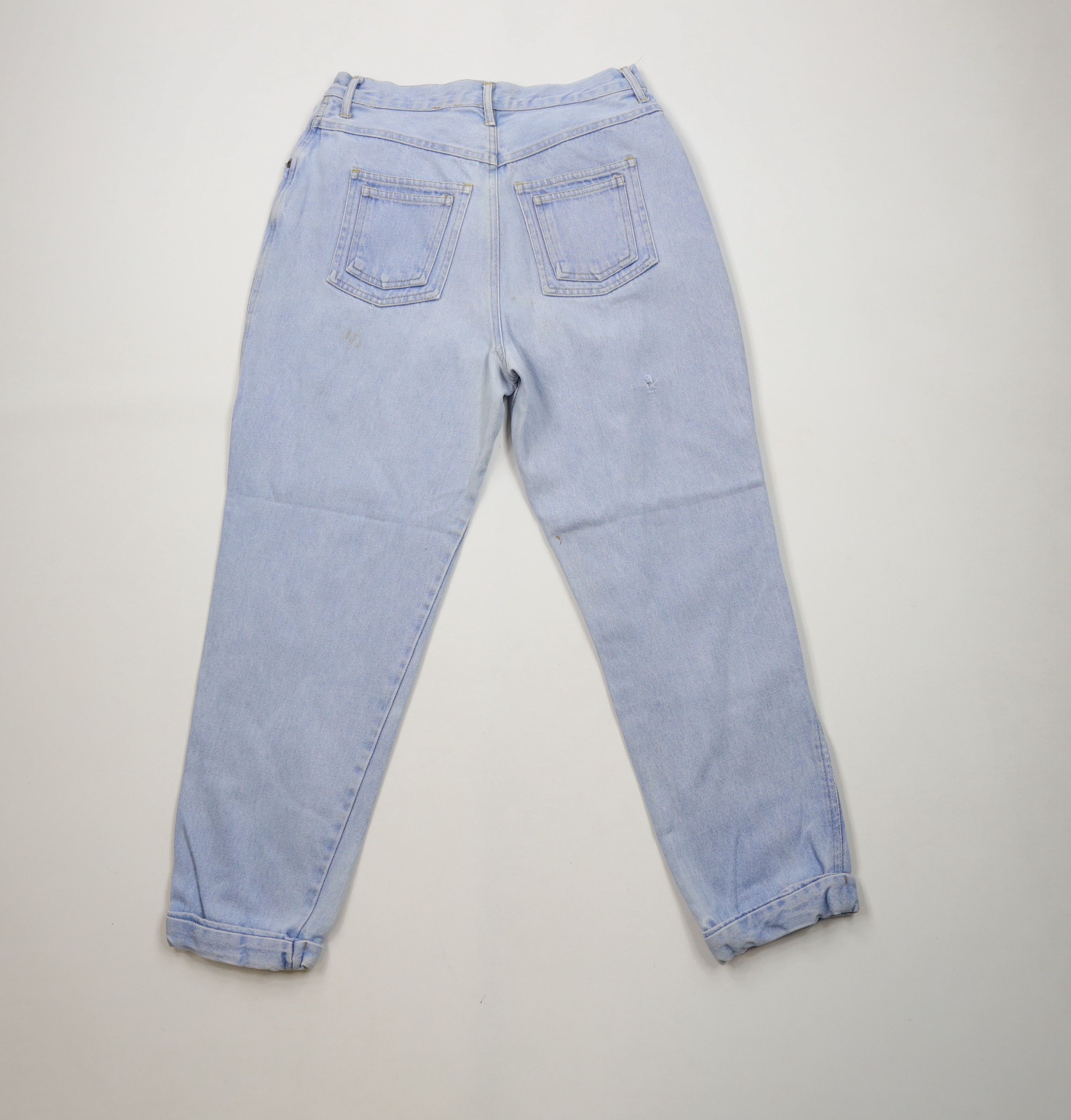 Vintage Vintage 80s 90s Streetwear Diamond Patch Cuffed Denim Jeans Size 30" / US 8 / IT 44 - 11 Thumbnail