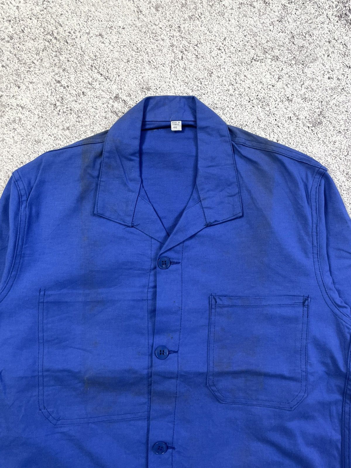 Vintage 1970s French Work Jacket New Old Stock Condition Size US M / EU 48-50 / 2 - 3 Thumbnail