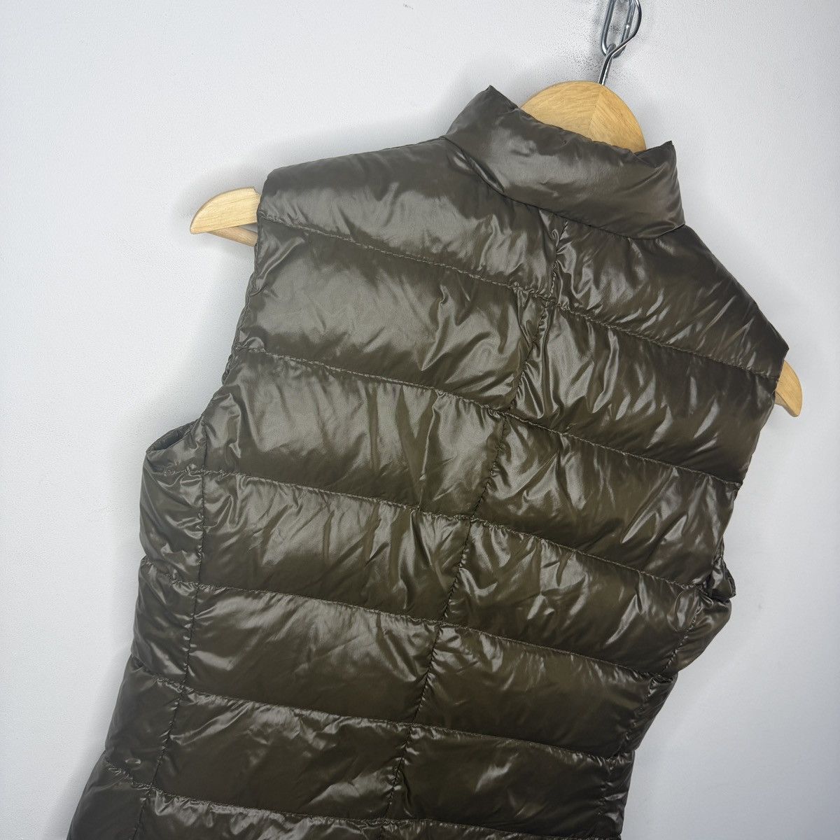 Moncler Moncler Khaki Green Liane Down Quilted Gilet Vest Size S / US 4 / IT 40 - 8 Thumbnail