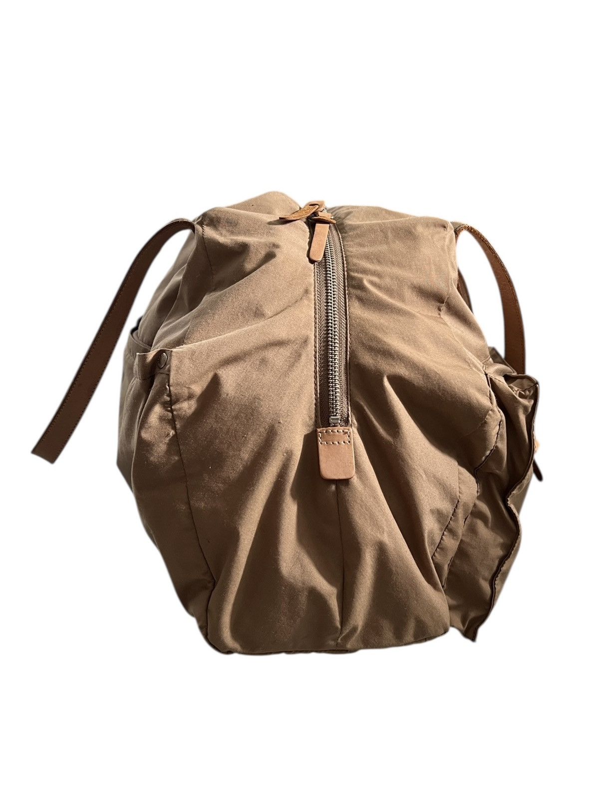 Yohji Yamamoto 2000s Y’SACCS Leather-Trim Boston Bag Size ONE SIZE - 4 Thumbnail