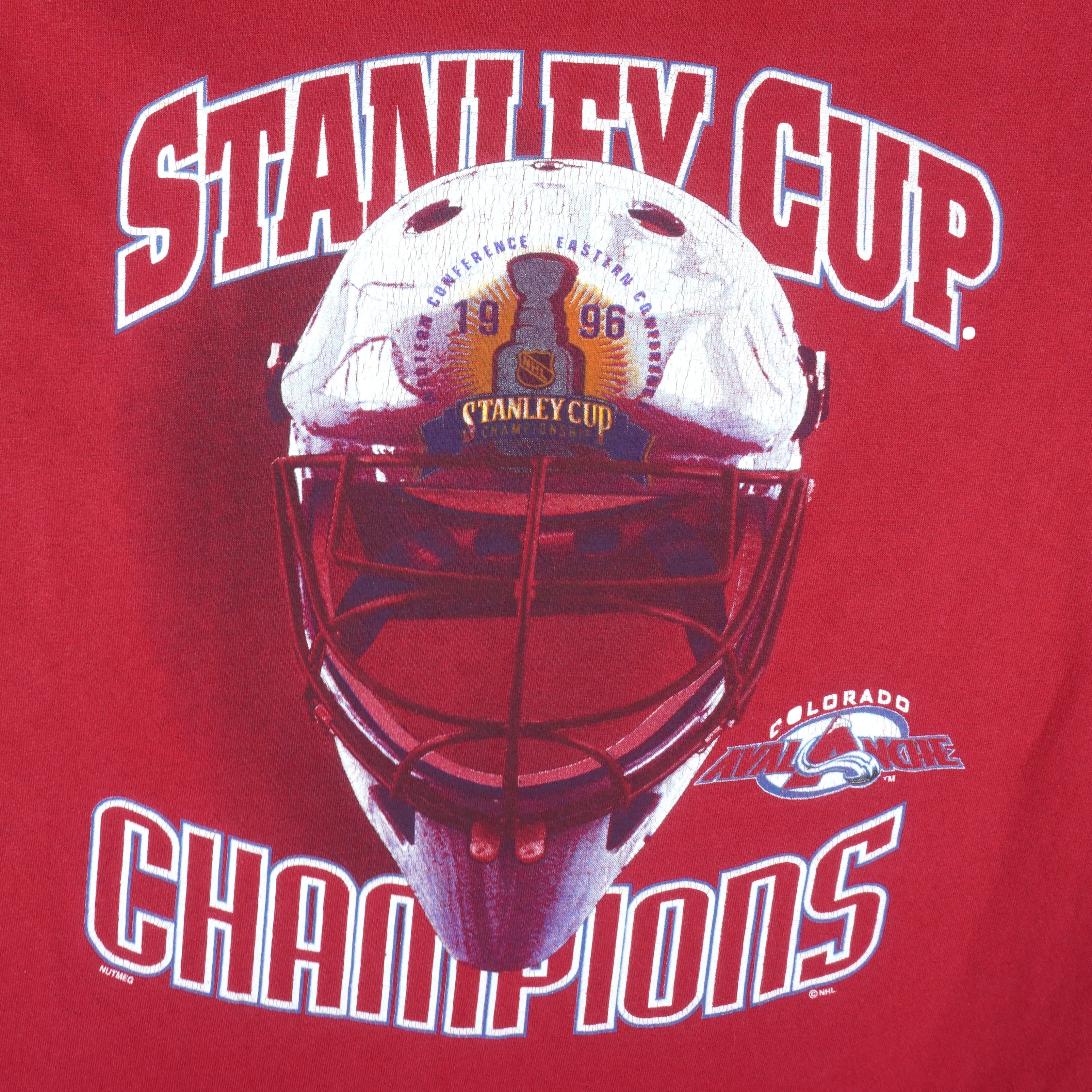 Lee NHL - Colorado Avalanche Stanley Cup T-Shirt 1996 Size US L / EU 52-54 / 3 - 3 Thumbnail