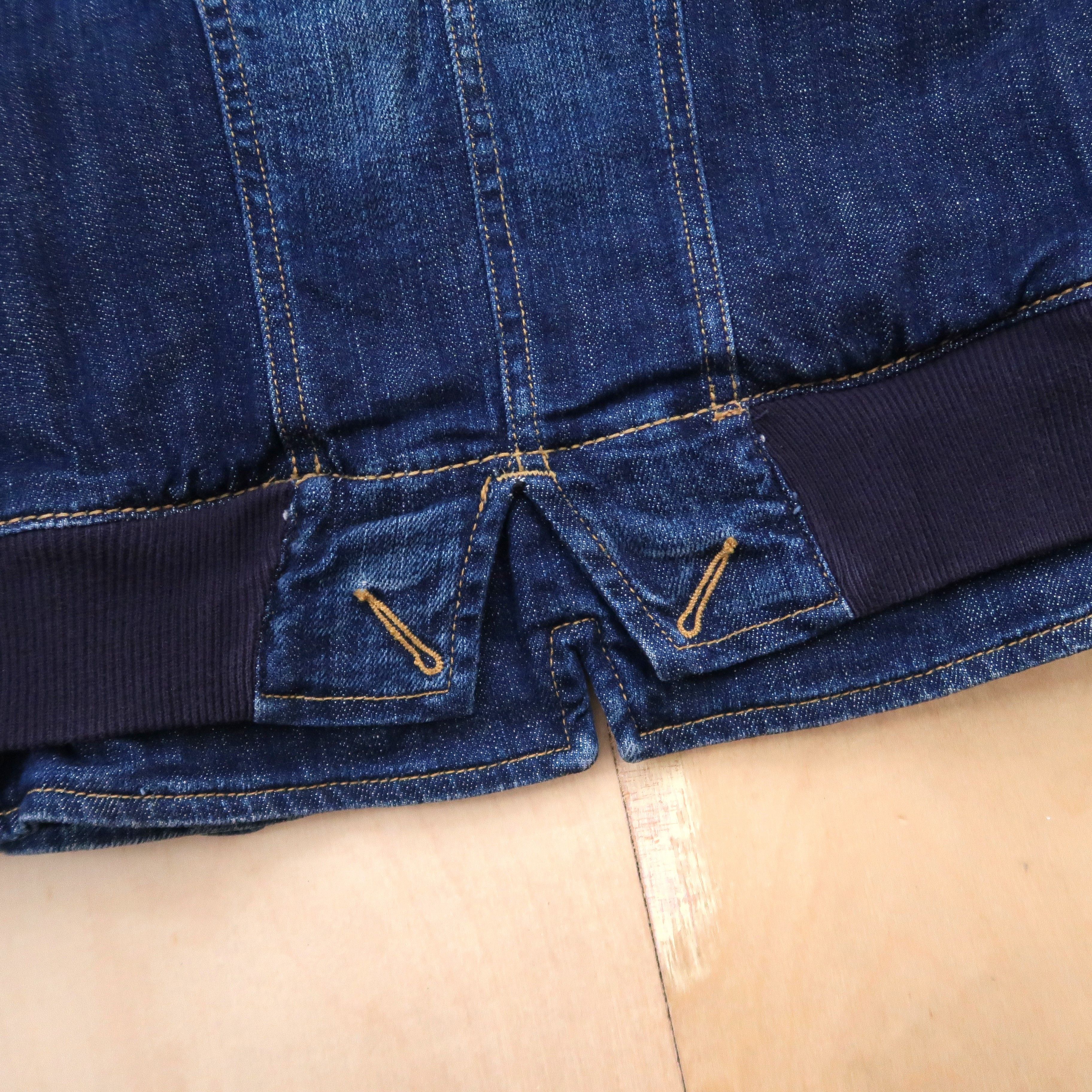 Kenzo 90s Kenzo Jeans Asymmetric Denim Boxy Jacket Size S / US 4 / IT 40 - 17 Thumbnail