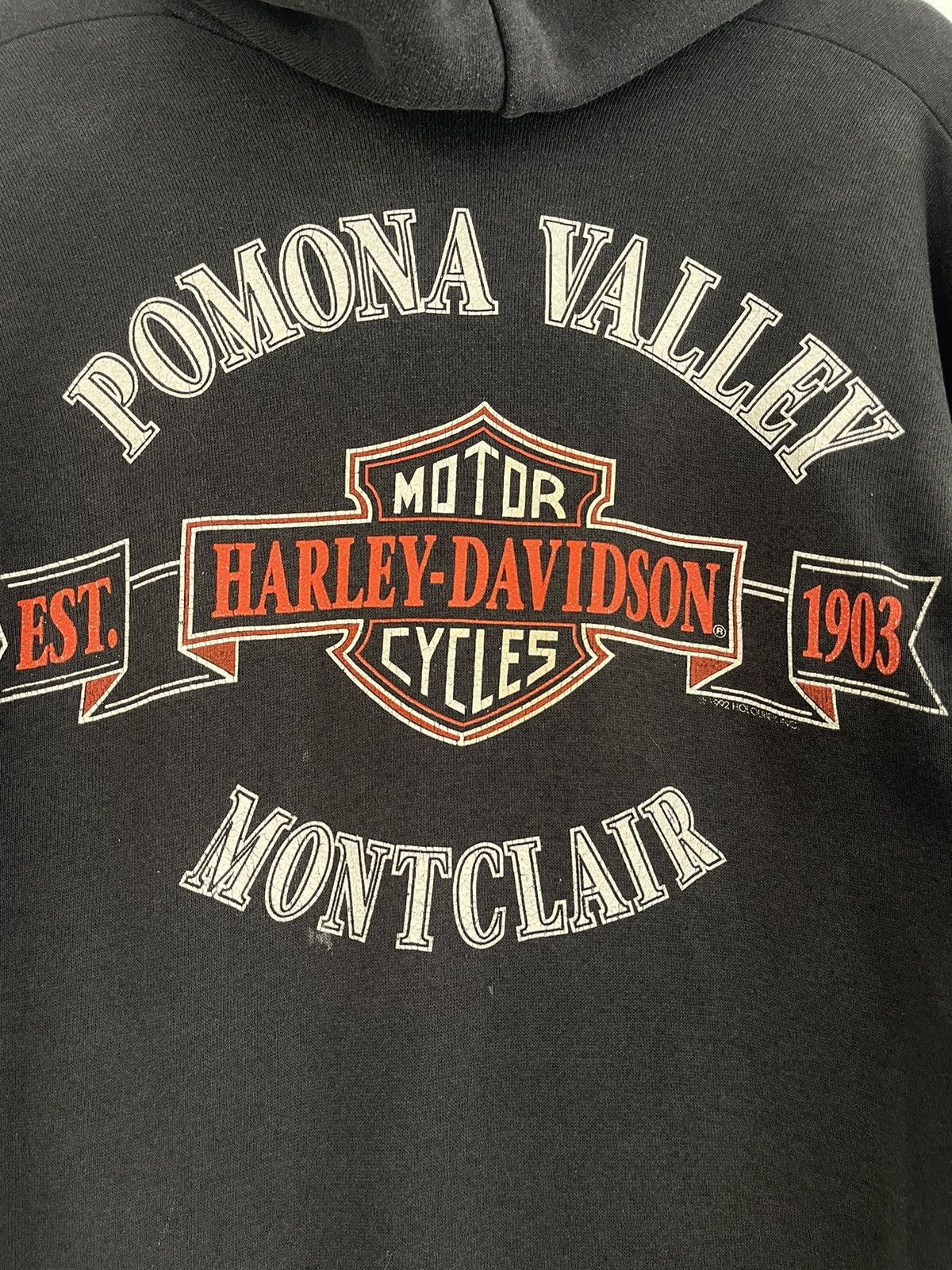 Harley Davidson Vintage 1992 Harley Davidson Flame Pomona Valley Hoodie Size US M / EU 48-50 / 2 - 4 Thumbnail