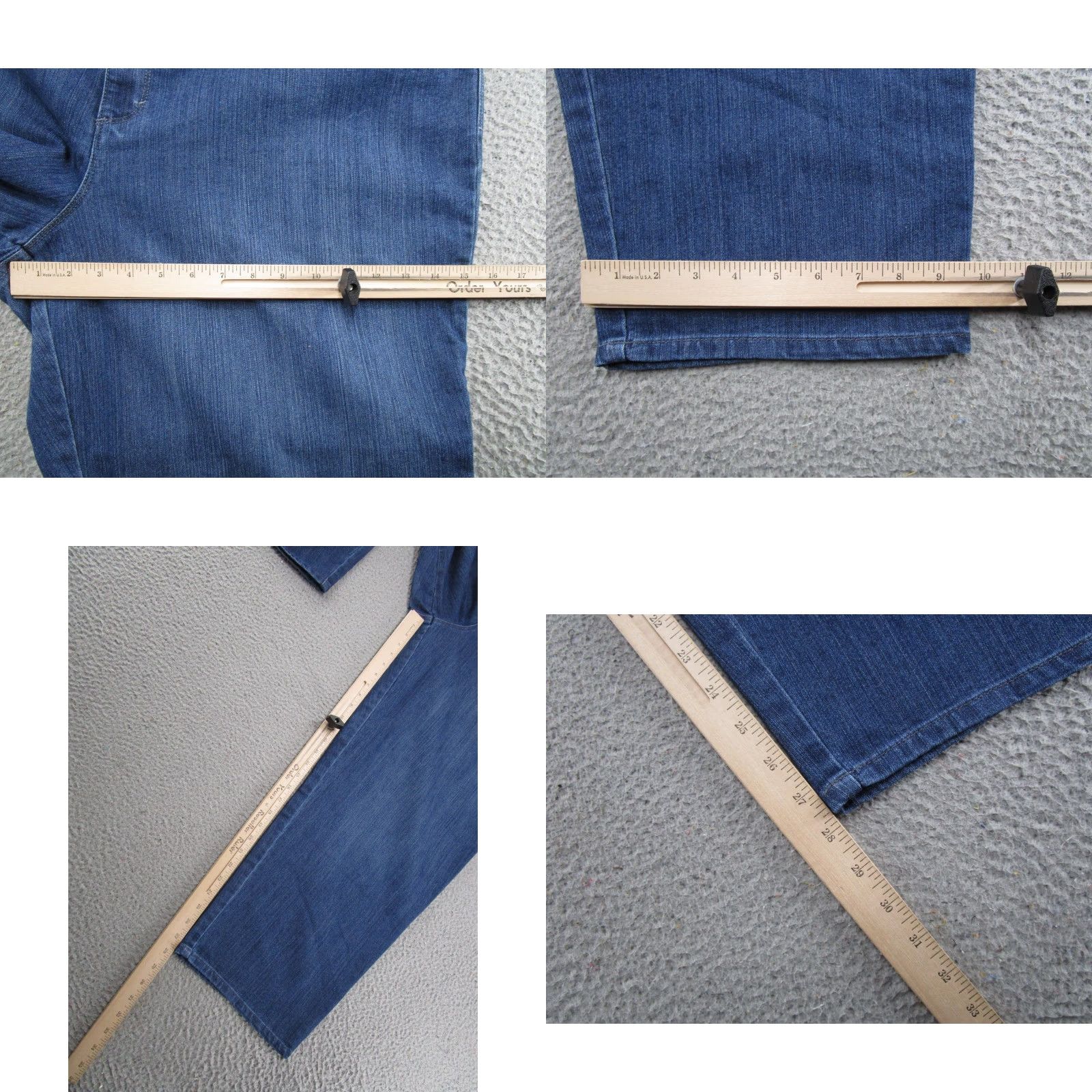 Gloria Vanderbilt Gloria Vanderbilt Amanda Classic Fit Tapered Leg Blue Jeans 24W Short NEW Size 42" / US 20 - 8 Thumbnail
