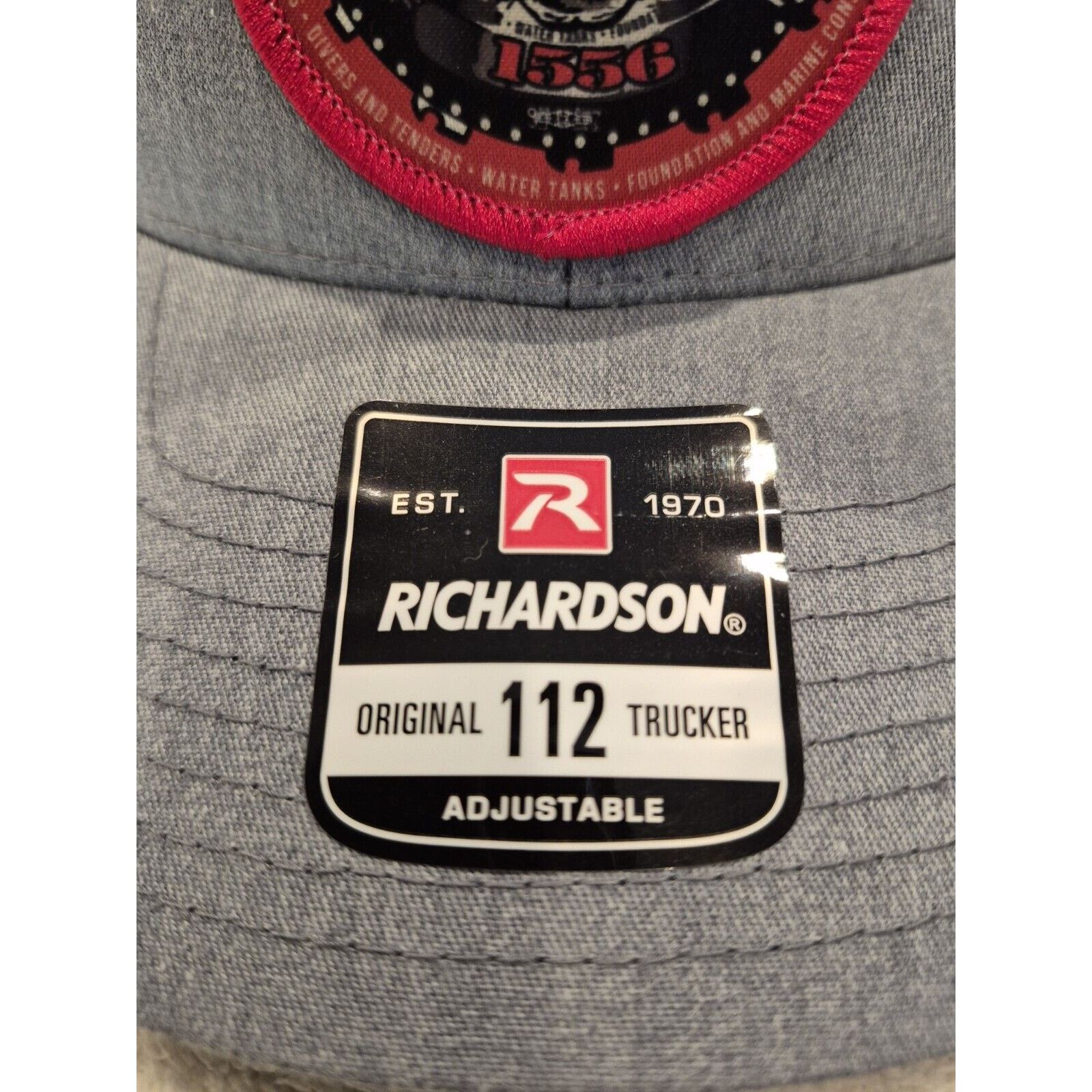 Richardson Premium Skull and USA Flag Richardson Trucker Snapback Mesh Size ONE SIZE - 3 Thumbnail