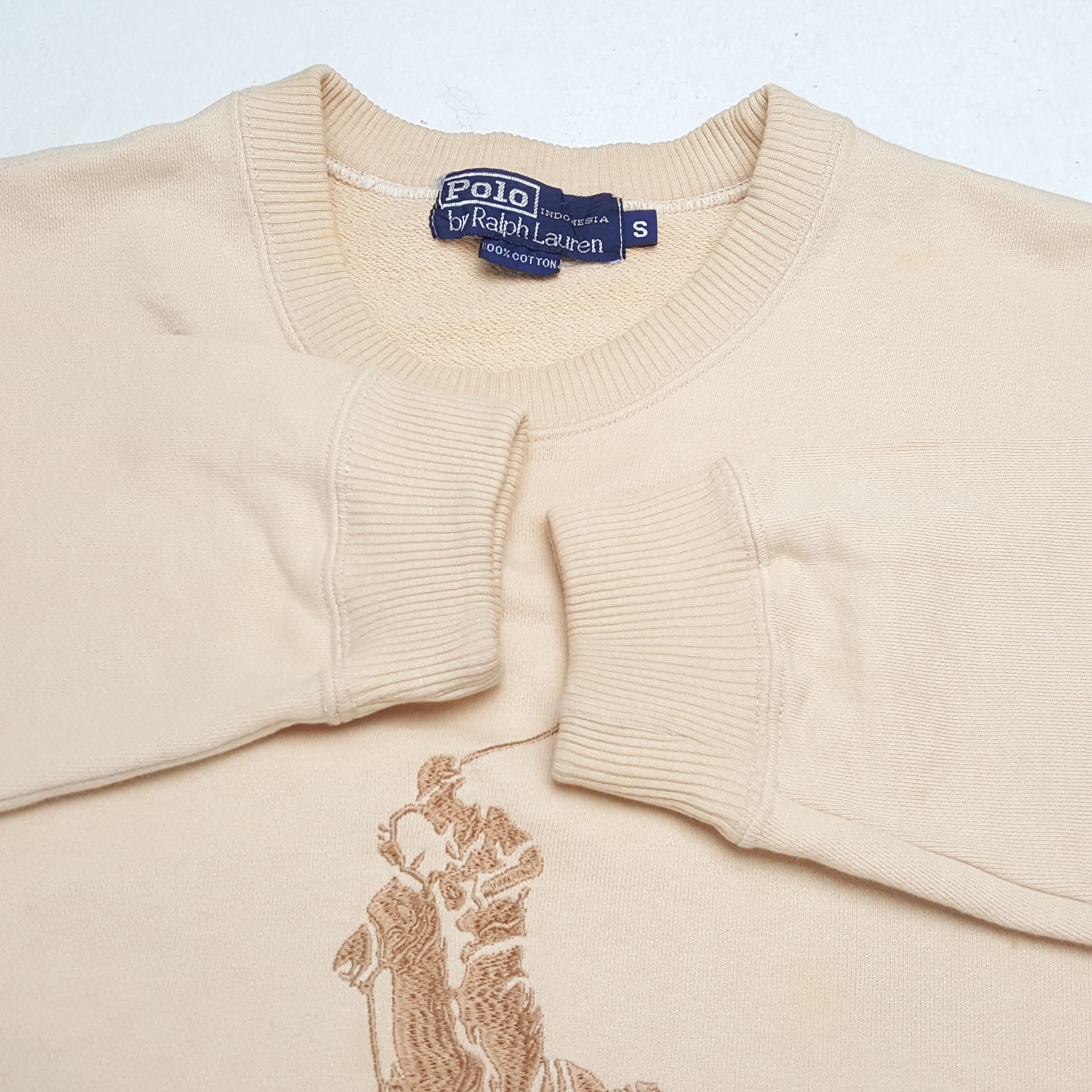 Polo Ralph Lauren × Vintage Vintage POLO by RALPH LAUREN Fashion Brand Sweatshirt Size US M / EU 48-50 / 2 - 8 Thumbnail
