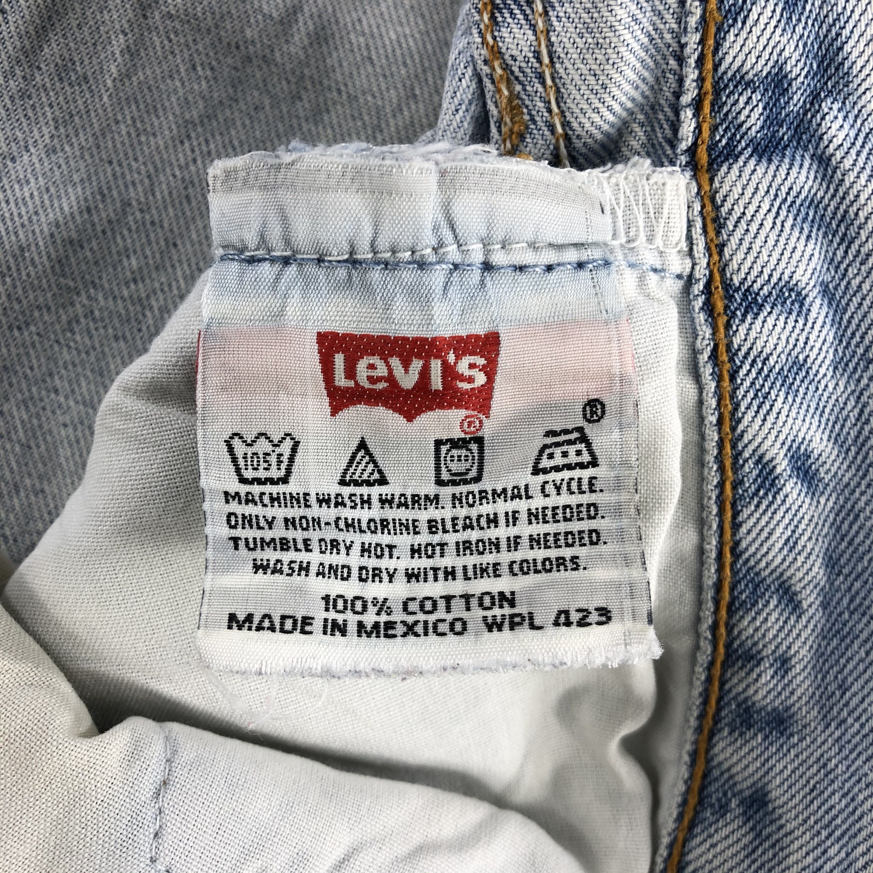 Levi's × Vintage Vintage 90s Light Wash Levis 501 Jeans-JM2148 Size US 33 - 17 Thumbnail