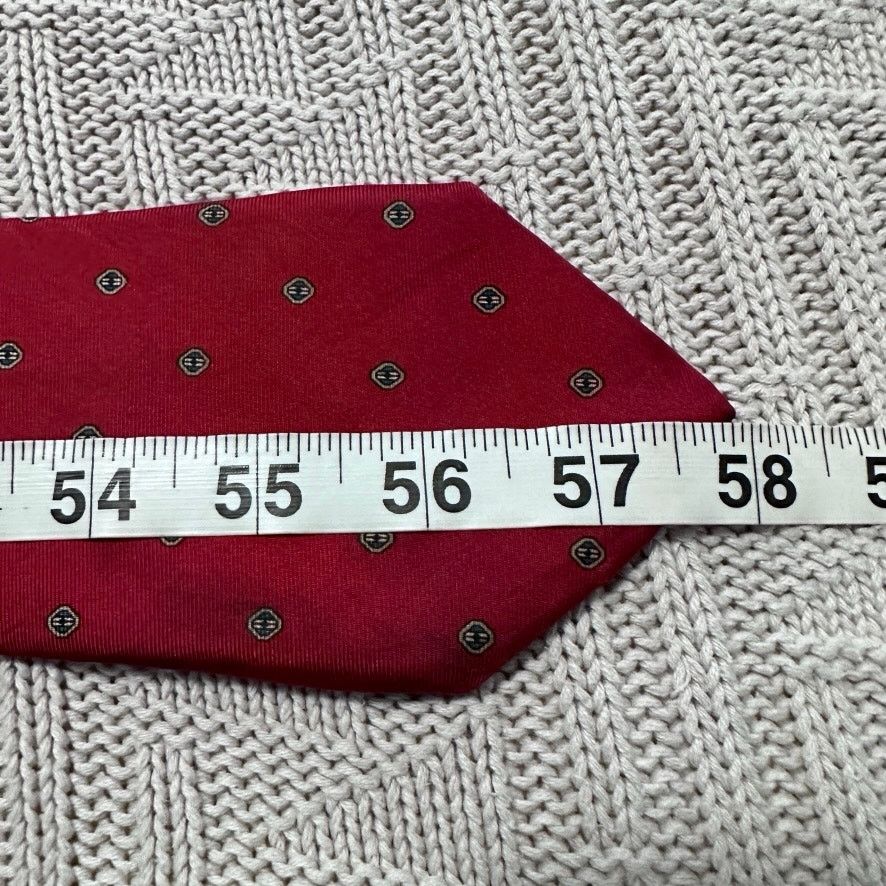 Dior Vintage Christian Dior red silk tie Size ONE SIZE - 5 Thumbnail