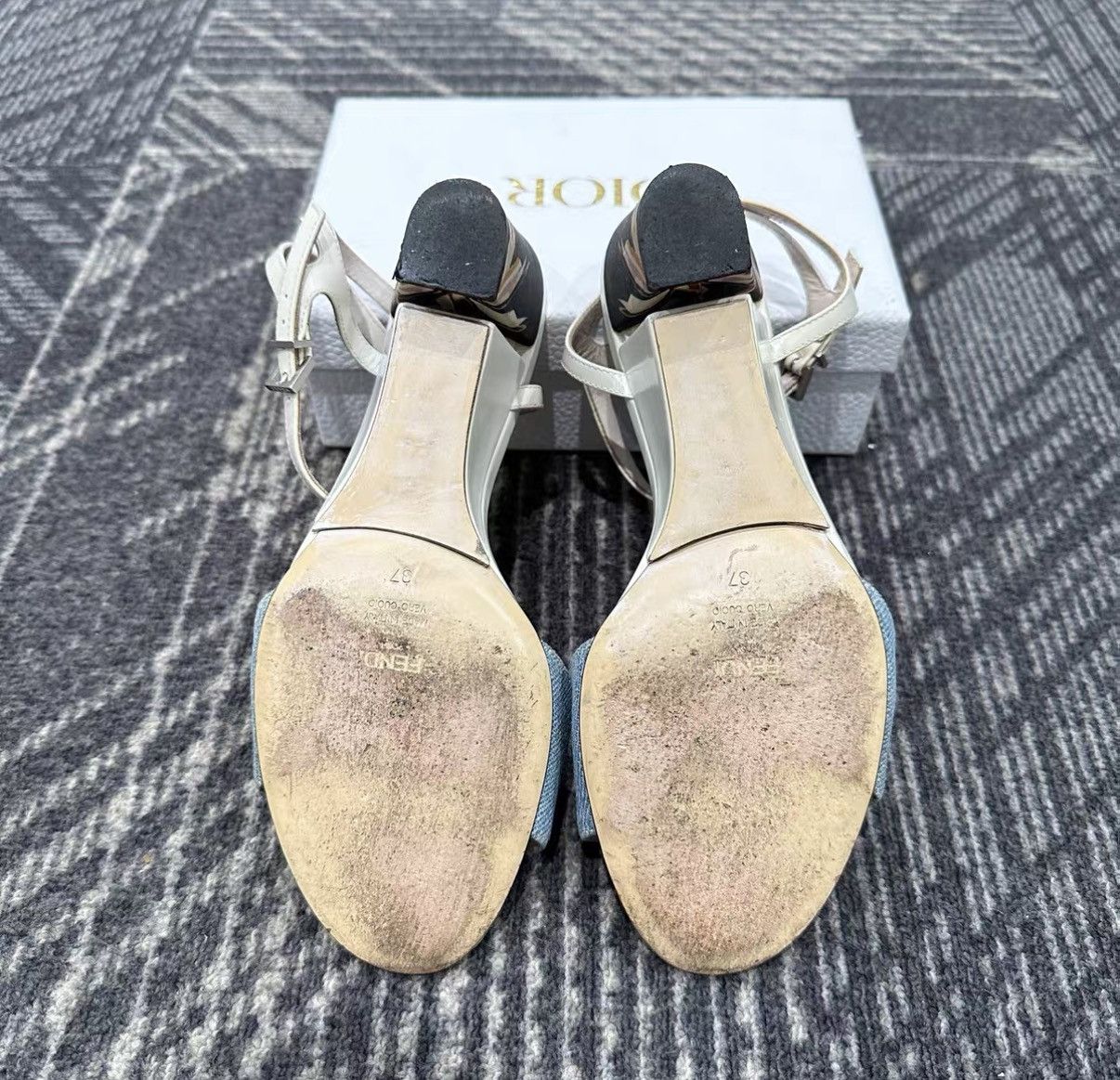 Fendi Fendi Denim Sandals J42 Size US 7 / IT 37 - 6 Thumbnail