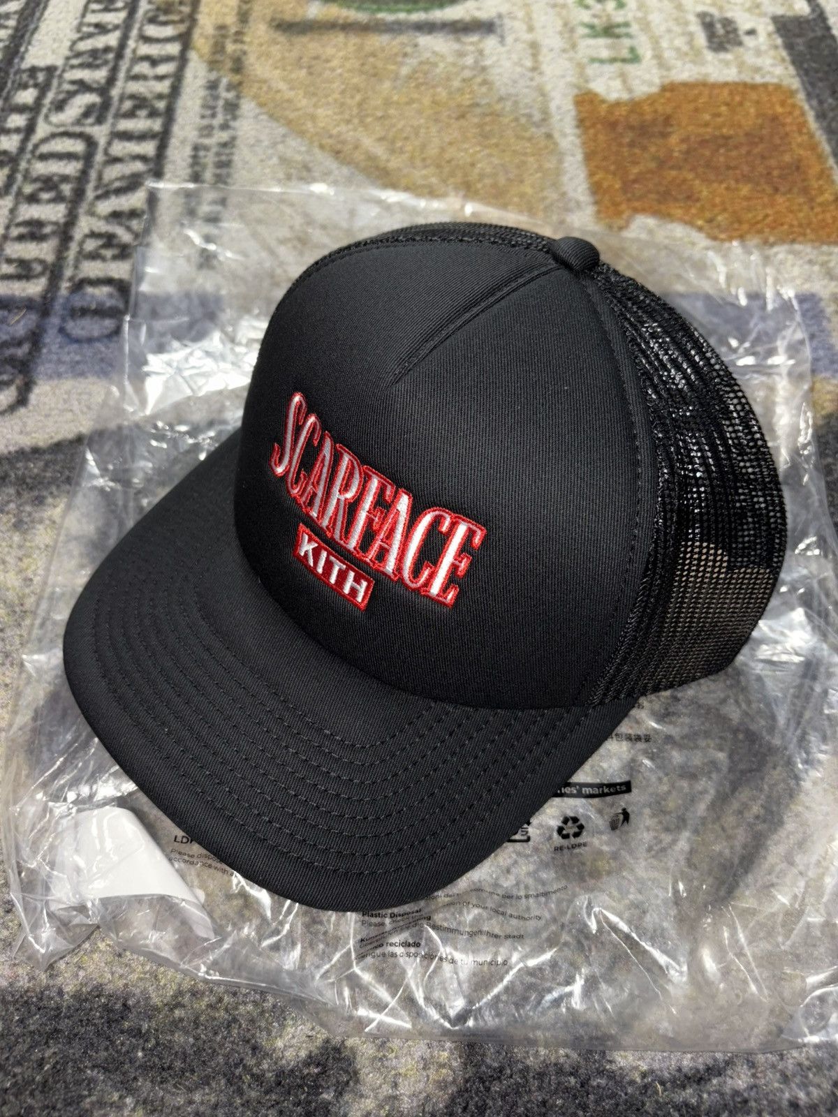 帽子 Kith Scarface Twill Aaron Cap Black Kith for Scarface Twill Aaron Cap - Black