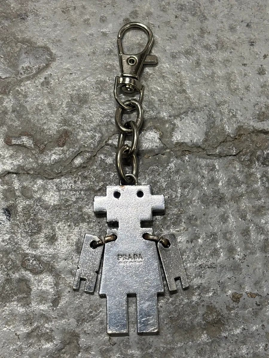 Prada AW2004 Prada Black & Red Robot Key Chain Size ONE SIZE - 3 Thumbnail
