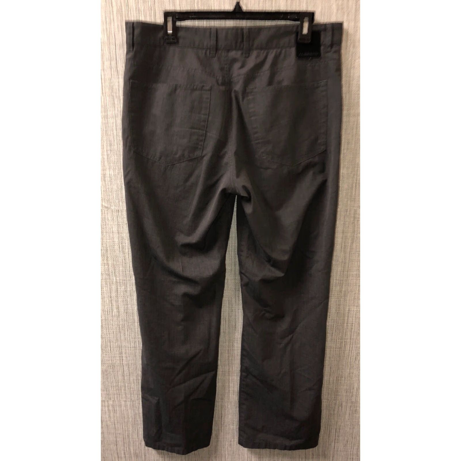 Vintage ALBERTO Comfort Fit Casual Pants Size 50 (34x30) - Gray - Men's Size US 34 / EU 50 - 4 Thumbnail