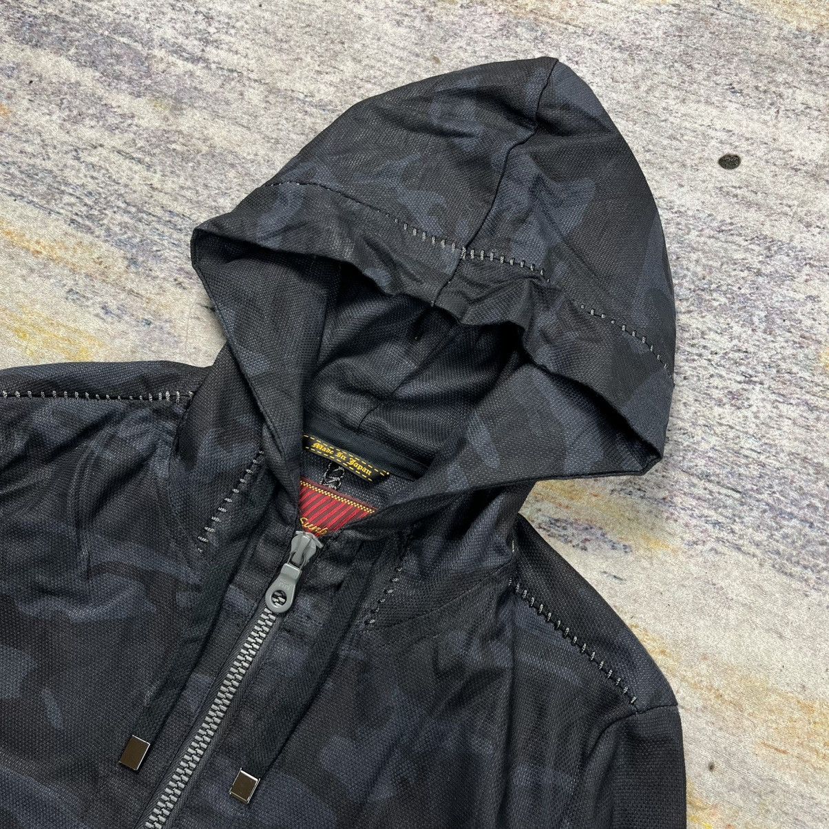Isamu Katayama Backlash × Japanese Brand Cherry sunburst avant garde scar stitch camouflage jacket Size US S / EU 44-46 / 1 - 6 Thumbnail