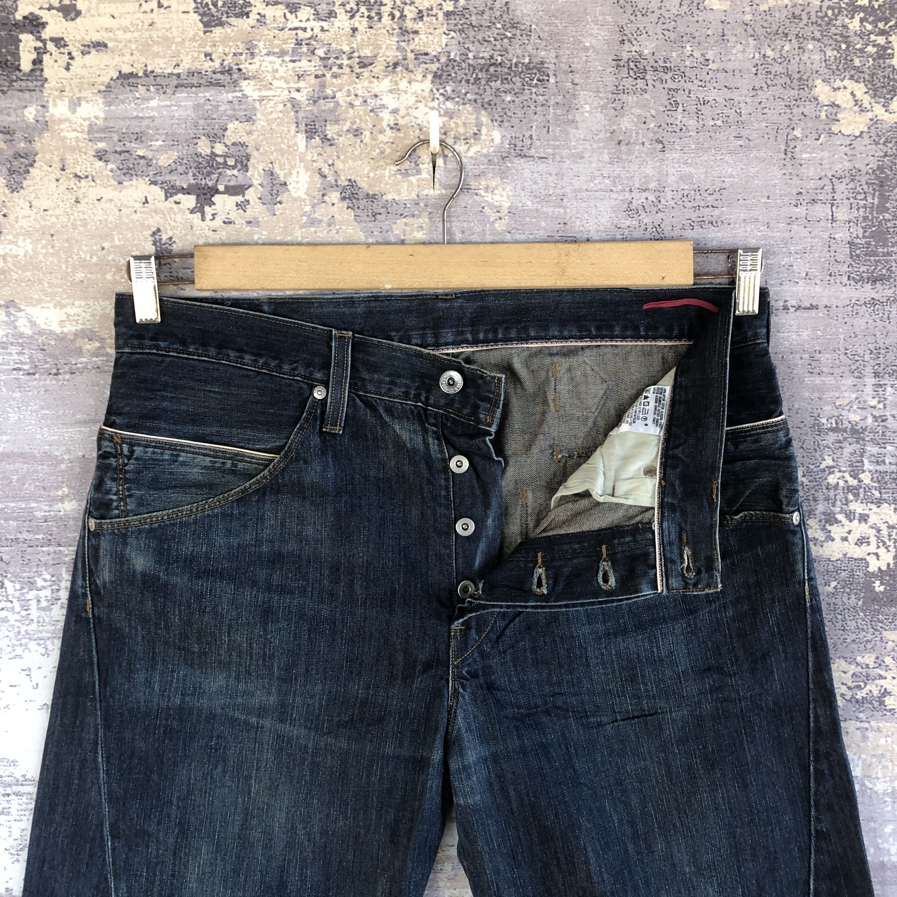 Levi's Vintage Levis Buckle Back Jeans Levi's 545 Indigo Denim Size US 36 / EU 52 - 6 Thumbnail