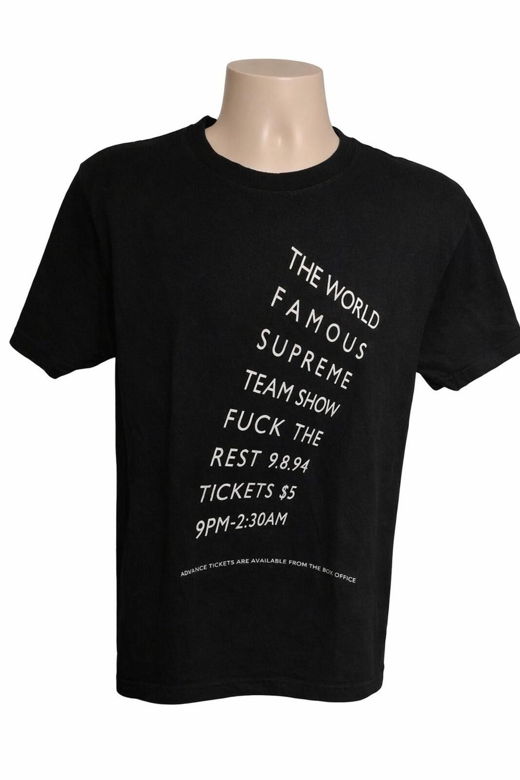 Corteiz × Supreme Supreme x Corteiz Rules The World T-Shirt Black