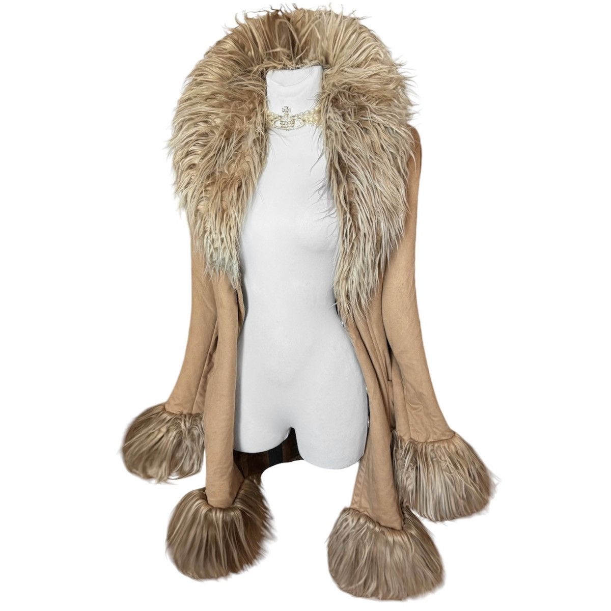 Vintage Vintage Afgan Penny Lane maxi faux fur coat Size M / US 6-8 / IT 42-44 - 3 Thumbnail