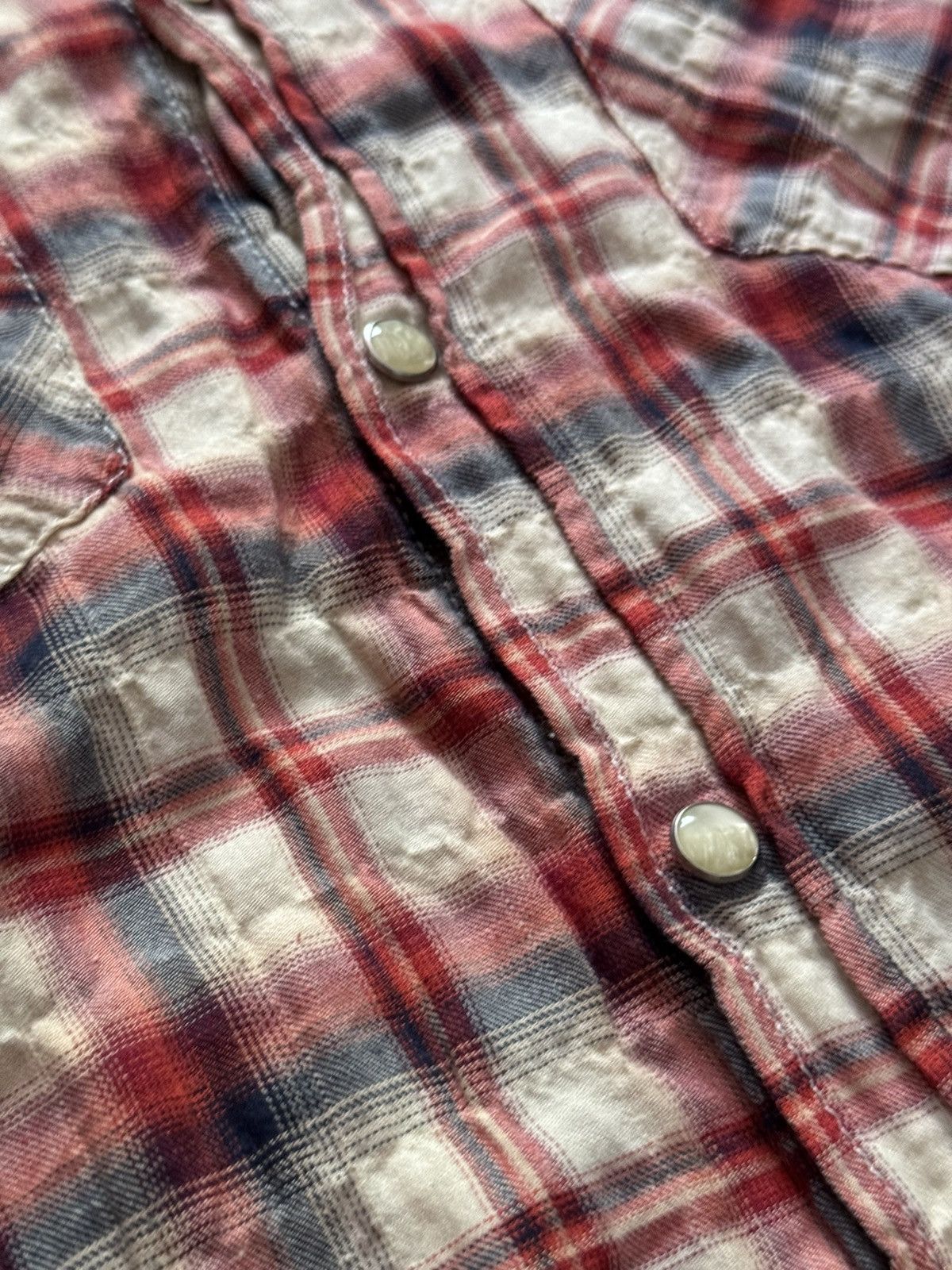 Levi's Vintage Clothing Levi’s Vintage Clothing Western Cowboy Rare Flannel Shirt Size US L / EU 52-54 / 3 - 3 Thumbnail
