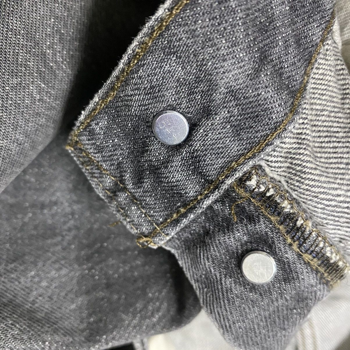 Levi's Vintage 80s Levis 501 Faded Black Jeans Size US 30 / EU 46 - 19 Thumbnail