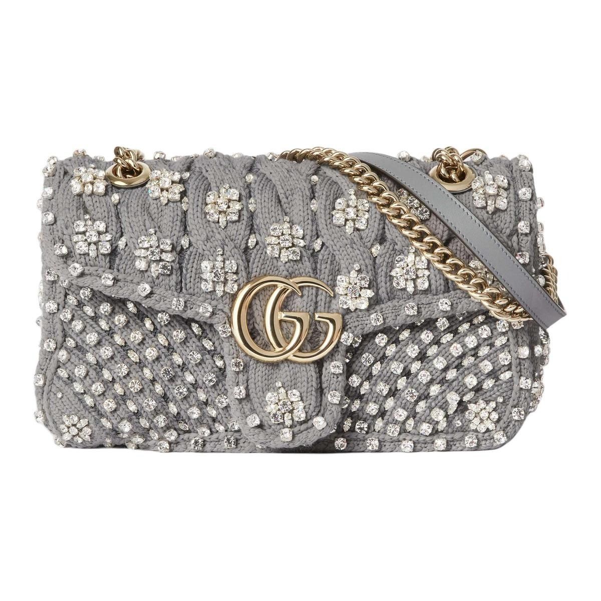 Gucci o1la5ras0526 Size: OS / Marmont Crystals Medium Shoulder Bag Size ONE SIZE - 1 Preview