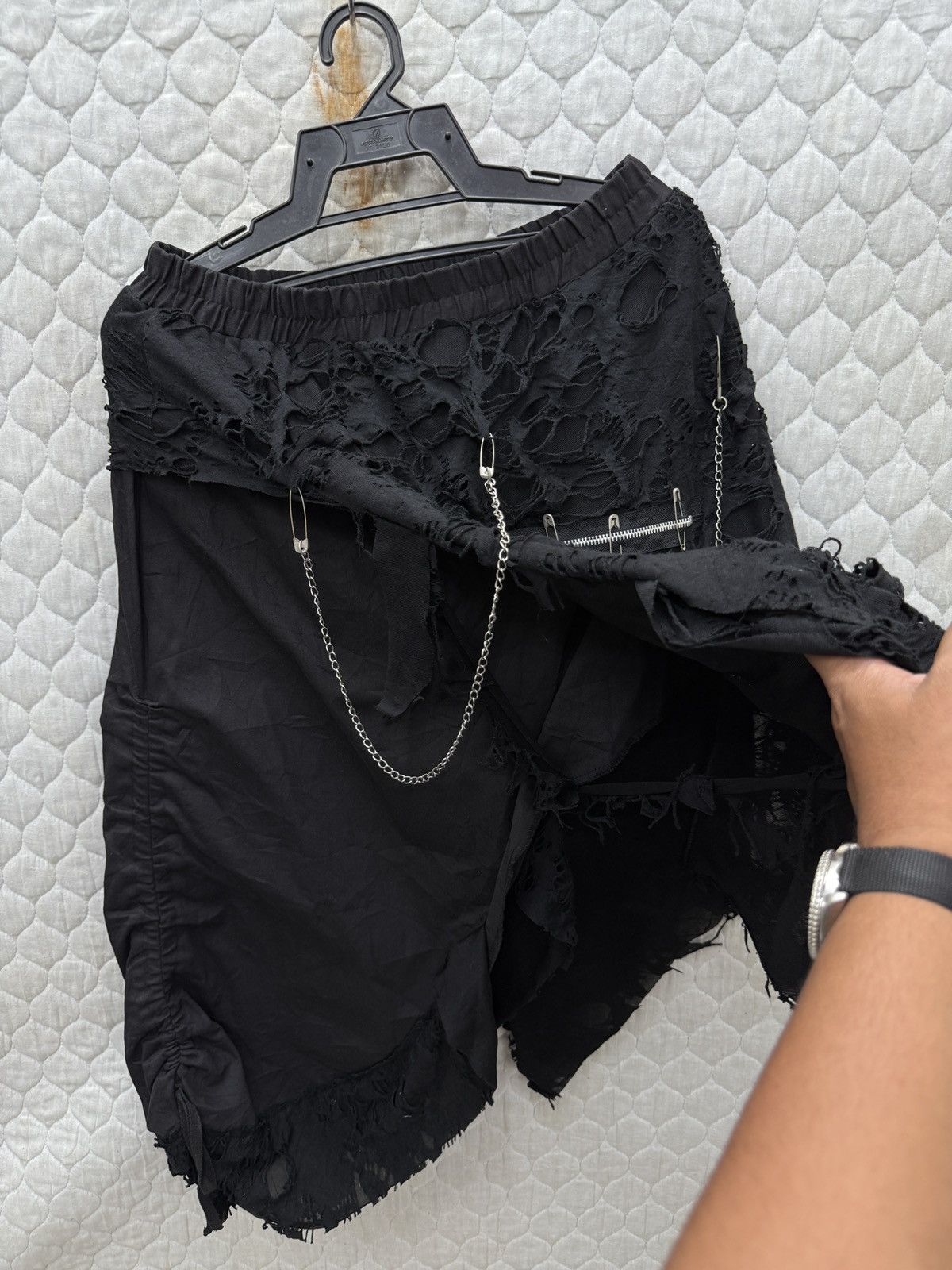 Seditionaries 🔥🔥🔥ARCHIVE DRUG HONEY BLACK PUNK SKIRTS Size 29" - 4 Thumbnail