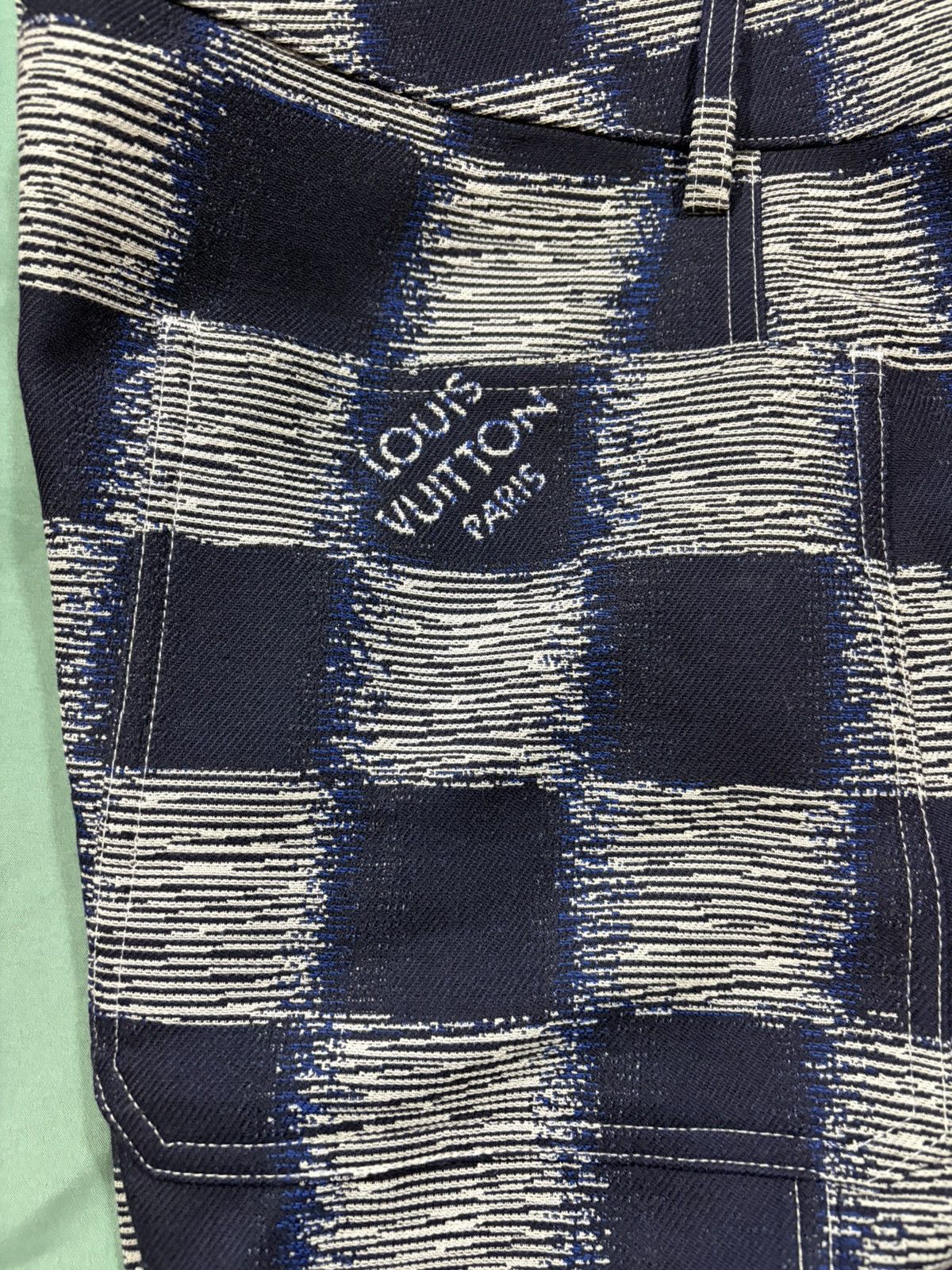 Louis Vuitton AUTHENTIC Damier Rush Workwear Wool Pants sz.56 Size US 40 / EU 56 - 3 Thumbnail