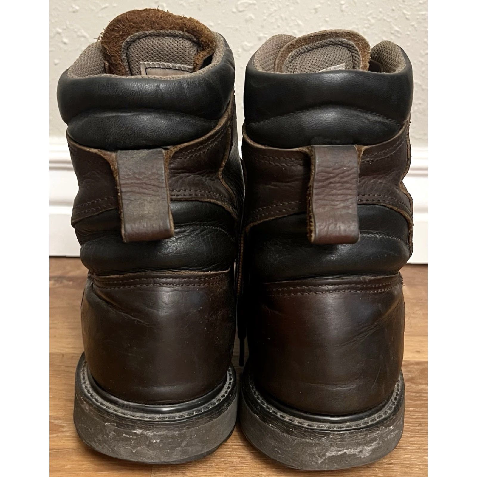 Vintage Red Wing 964 Work Boots Men's Size 8.5 D Soft Toe Brown Leather Made in USA Size US 9 / EU 42 - 7 Thumbnail
