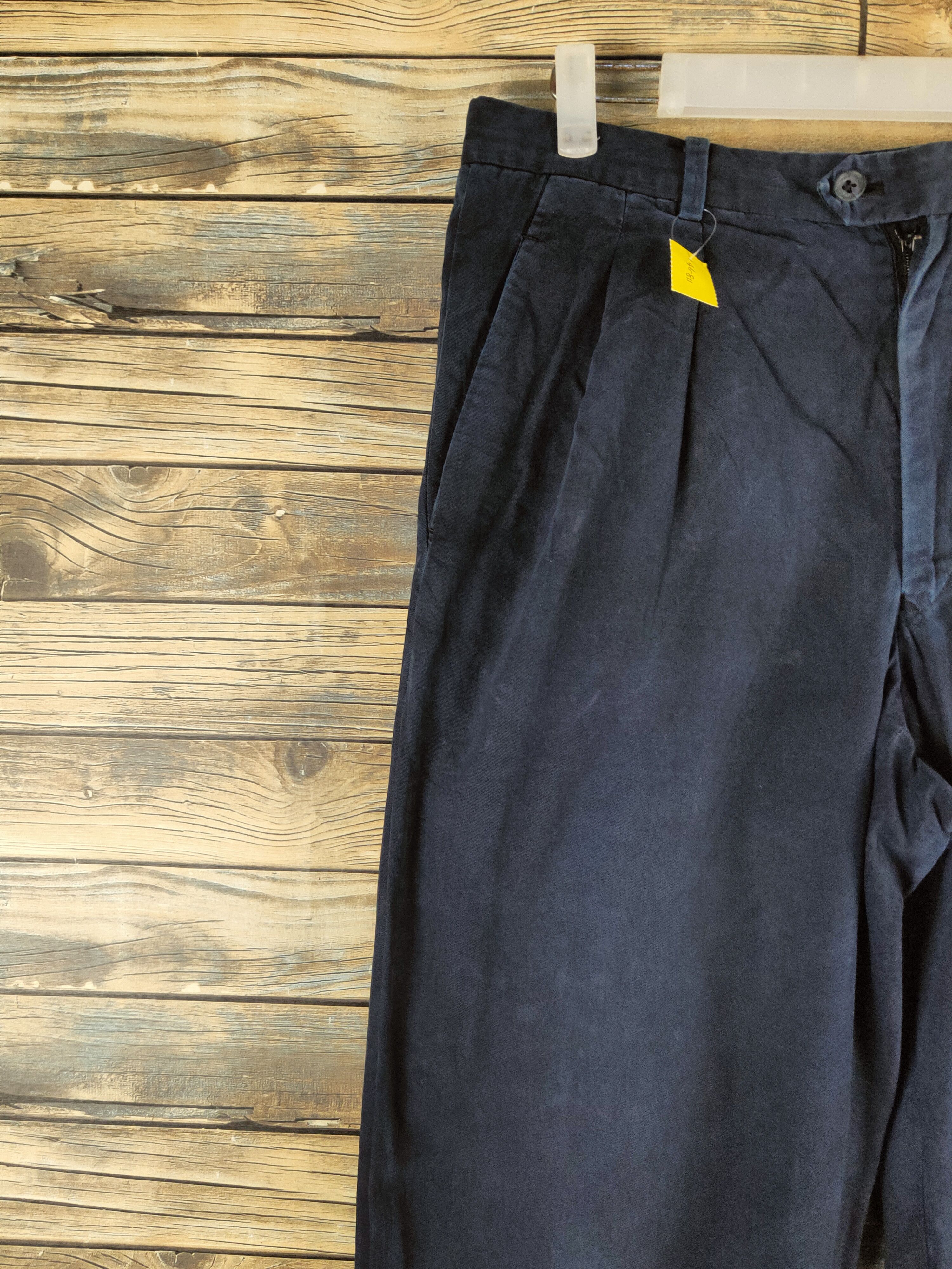 Issey Miyake DL Issey Miyake vintage Navy Casual Pants #46-811 Size US 32 / EU 48 - 3 Thumbnail