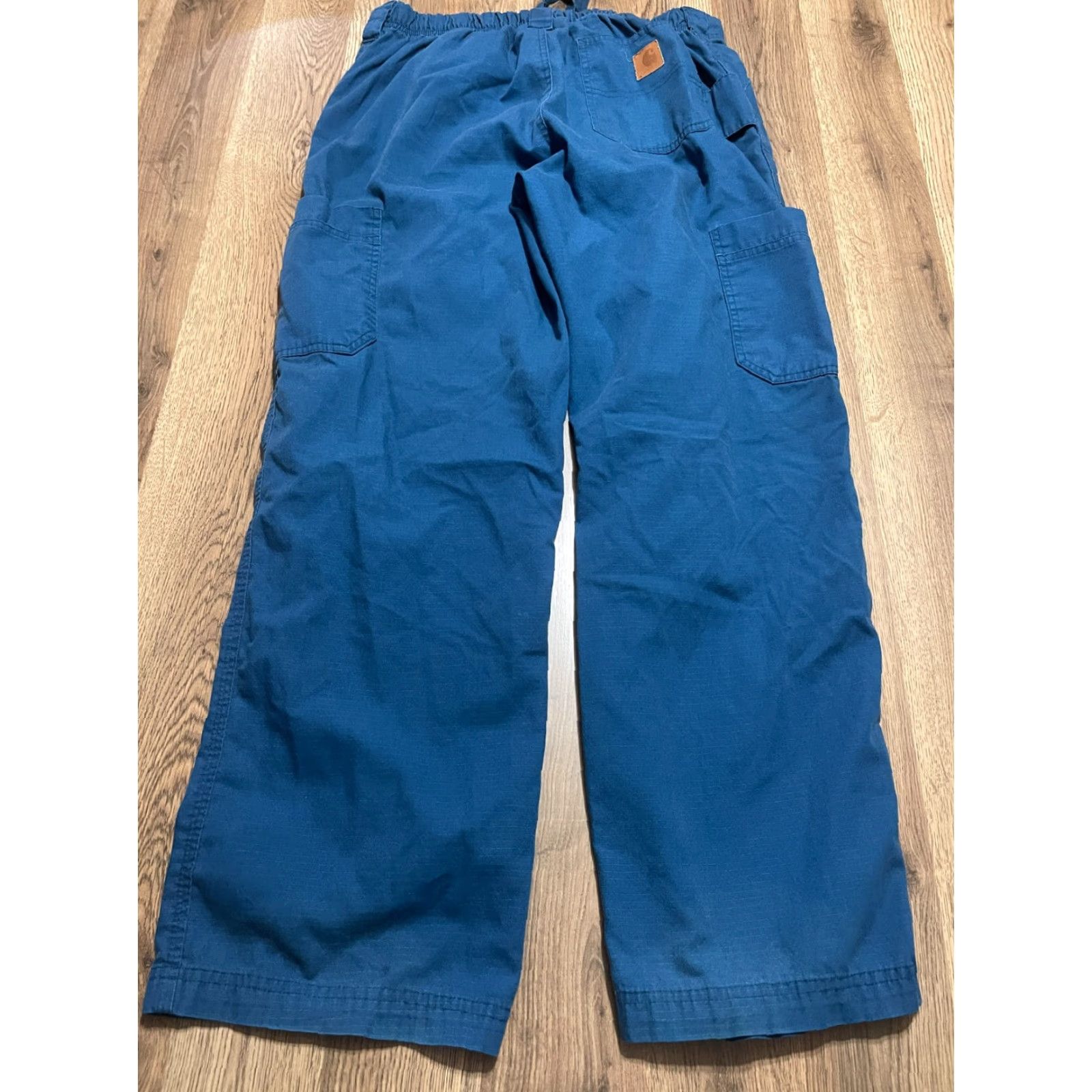 Carhartt VINTAGE Carhartt Scrub Pants Women’s M Blue Side Pockets Size 32" / US 10 / IT 46 - 3 Thumbnail
