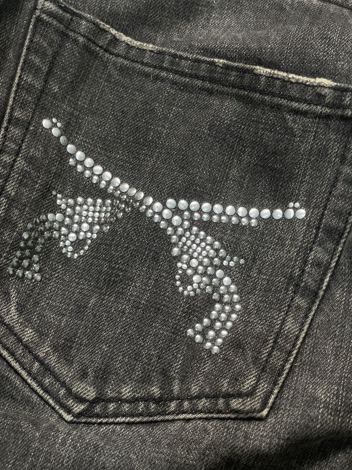 Mastermind Japan × Roar × roarguns 🔥🔥 Roargun Peace maker Swarovski Rhinestone Denim Size US 32 / EU 48 - 5 Thumbnail